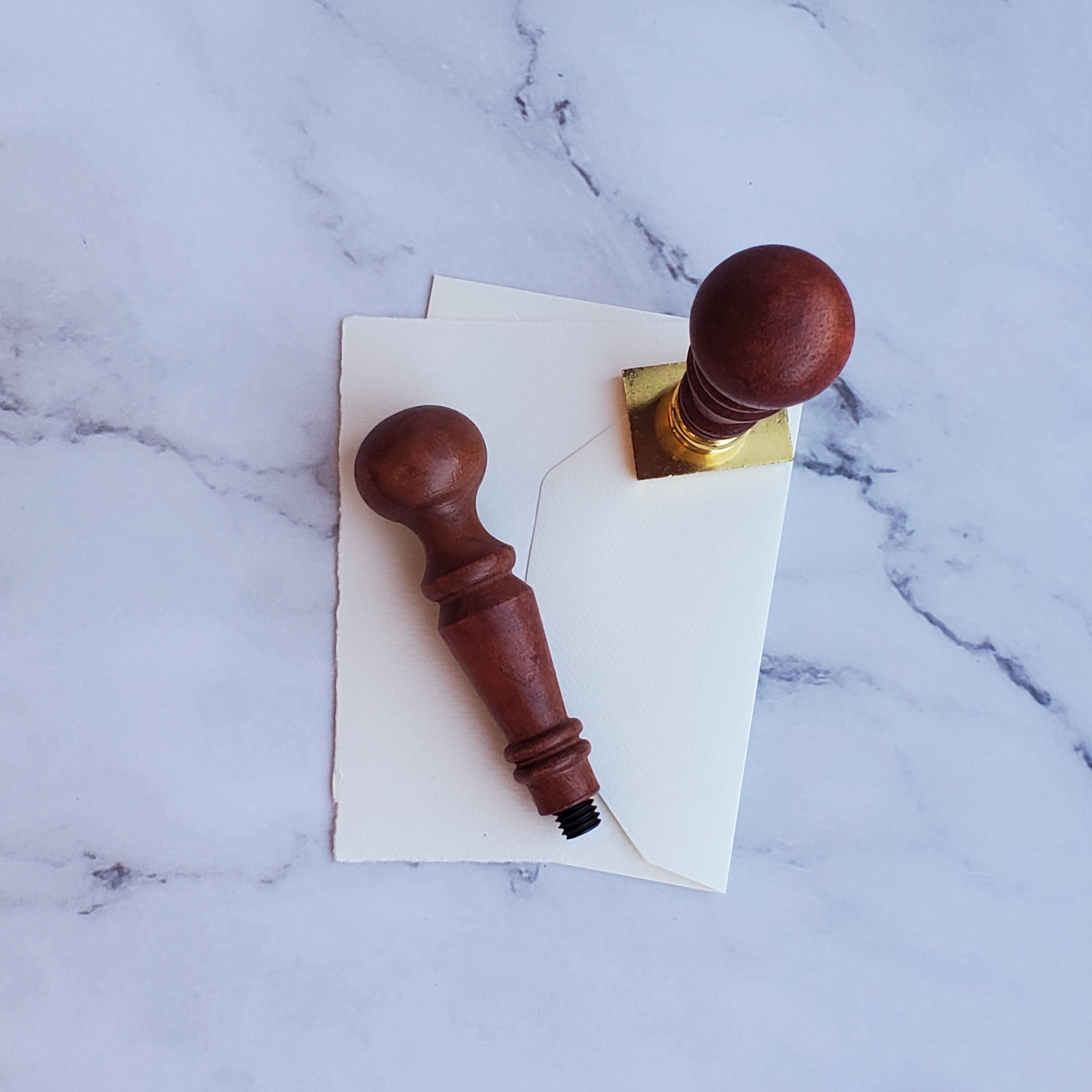 Red Wood Wax Seal Handles
