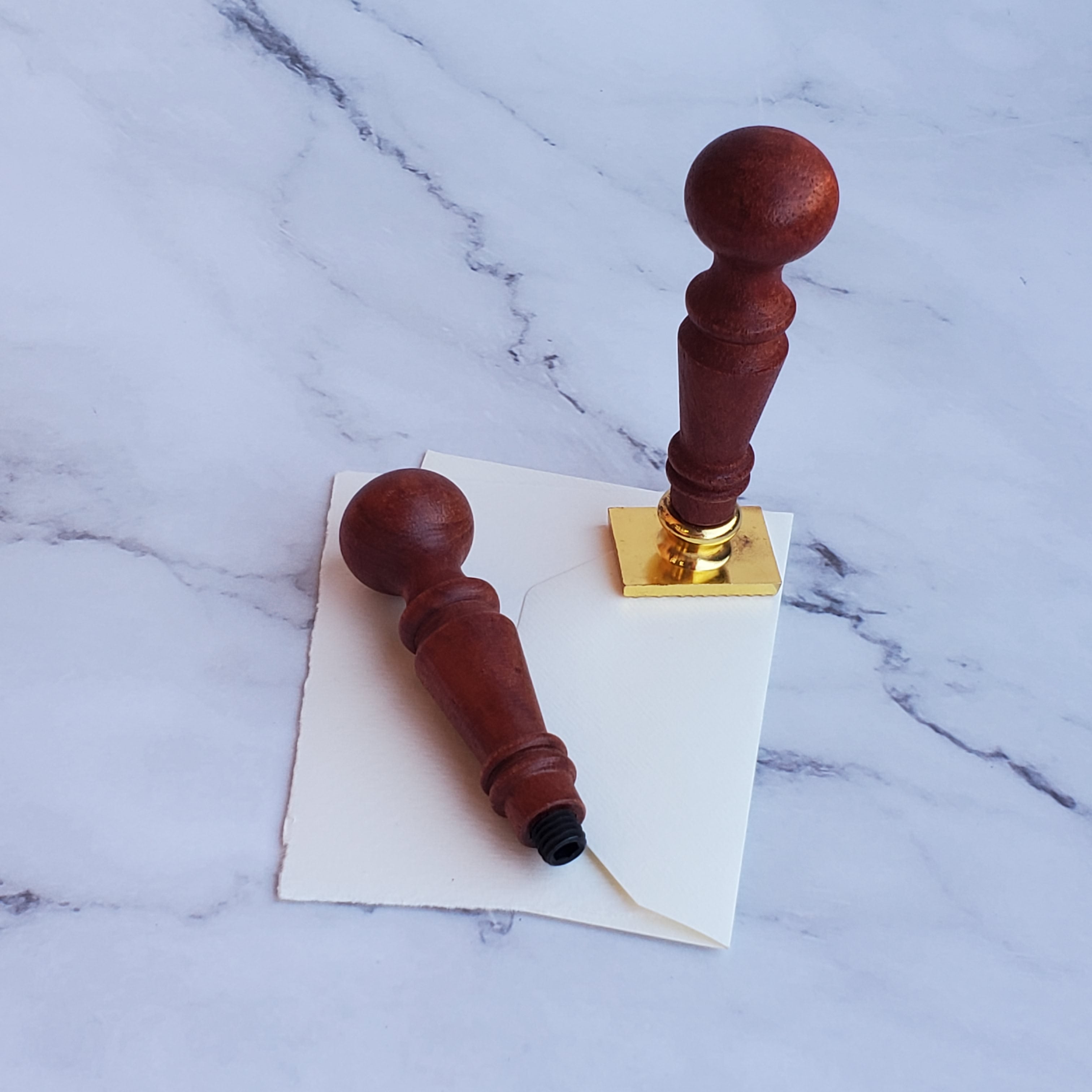 Red Wood Wax Seal Handles