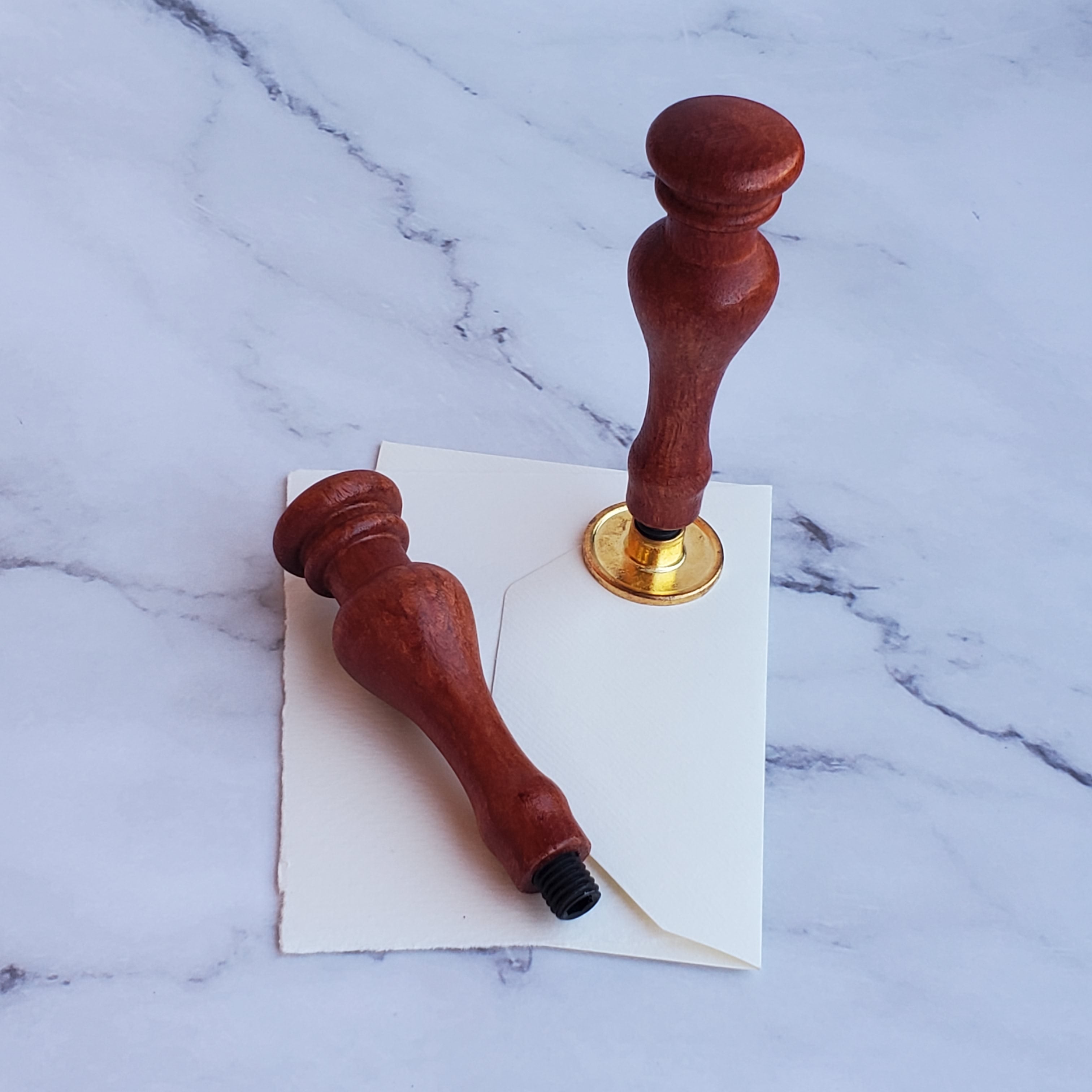 Red Wood Wax Seal Handles