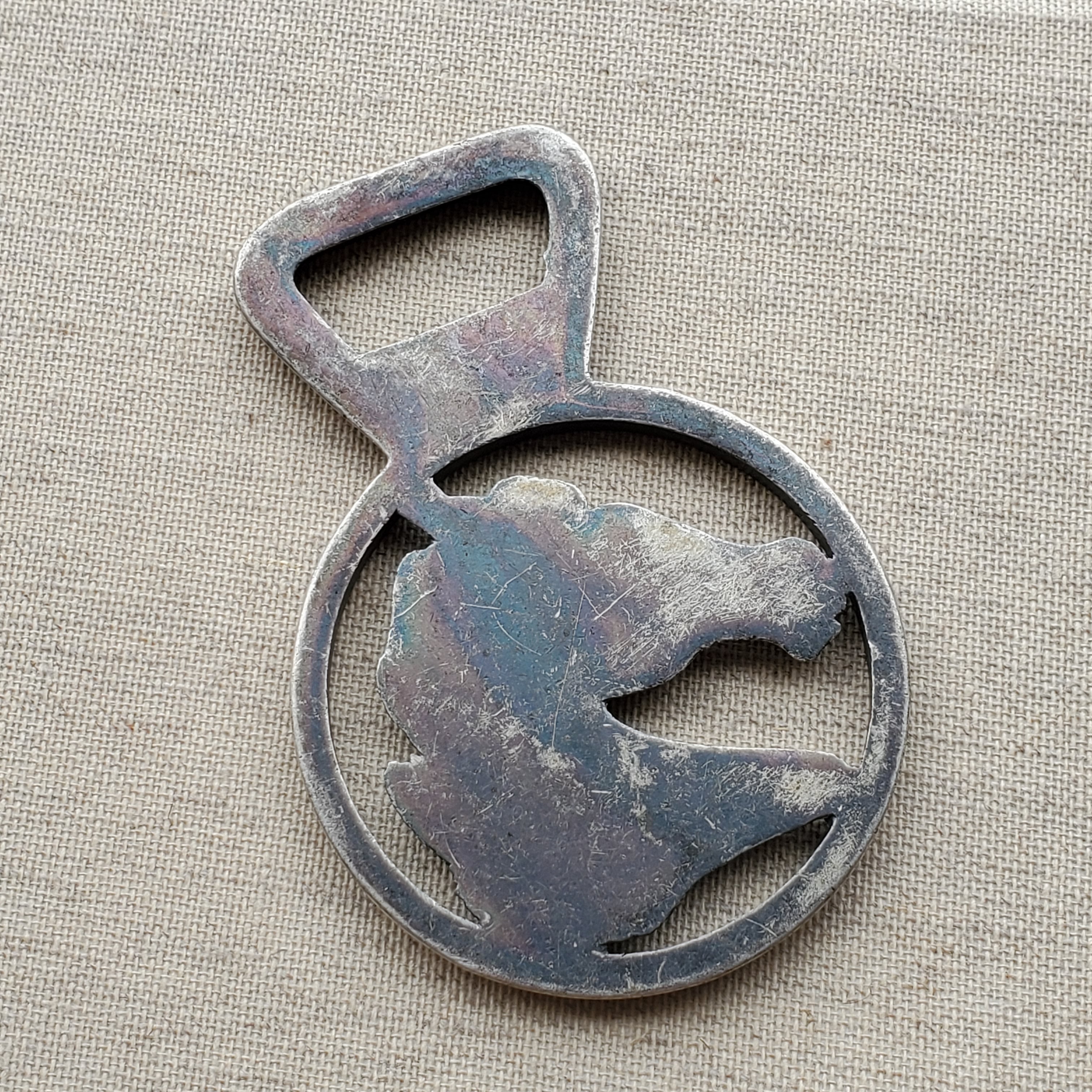 Vintage Brass Horse Bottle Opener