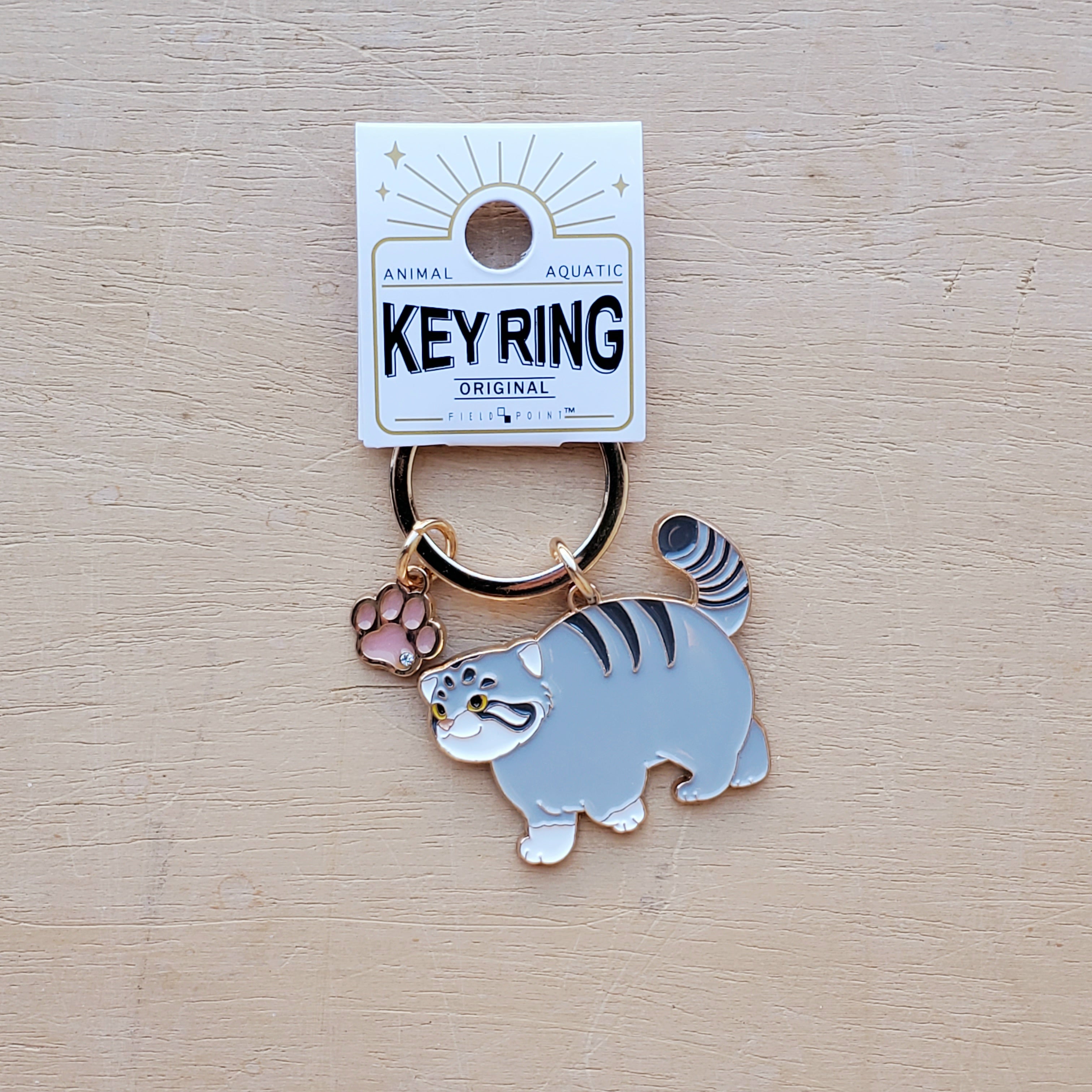 Pallas's Cat Keychain
