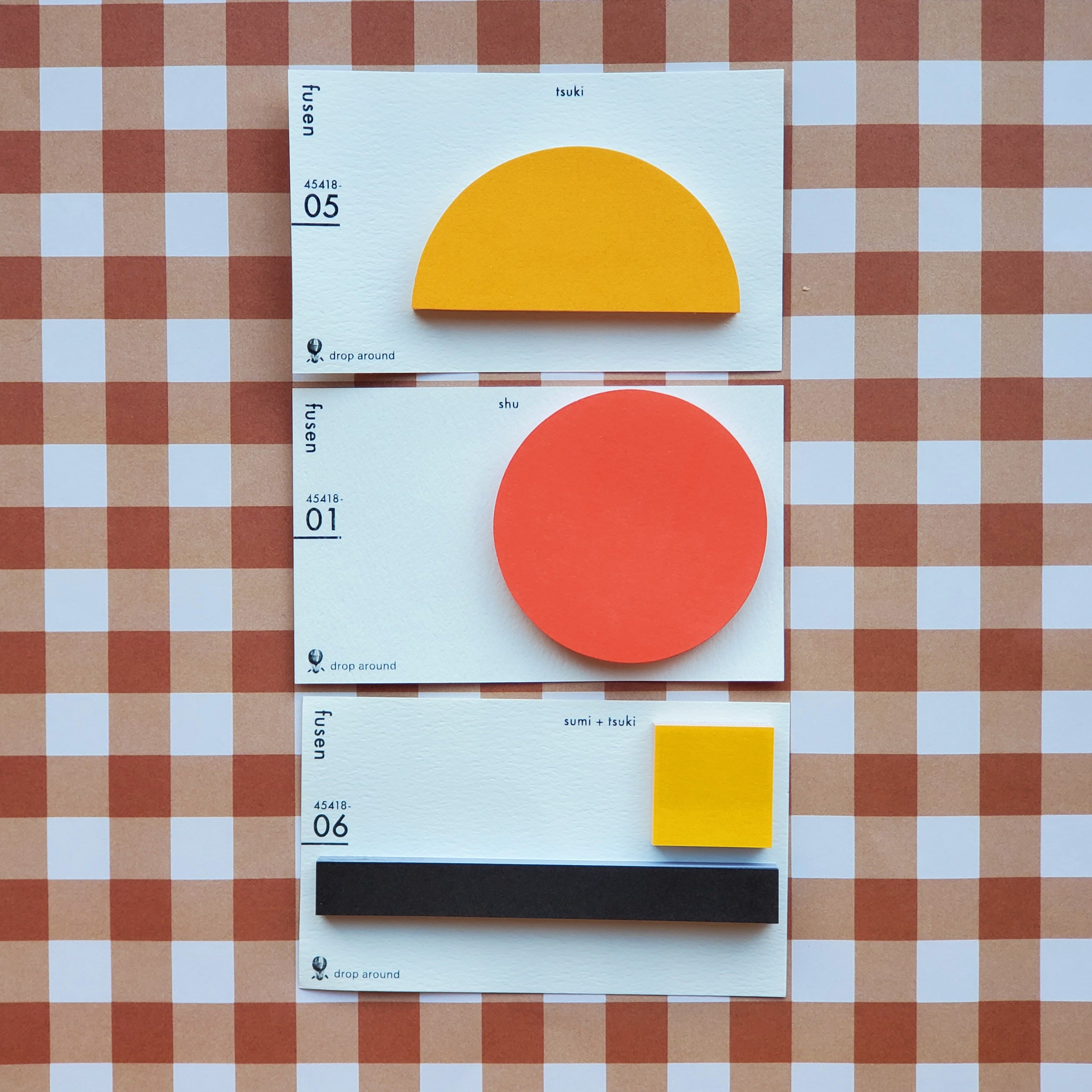 Classiky Drop Around Geometry Sticky Notes