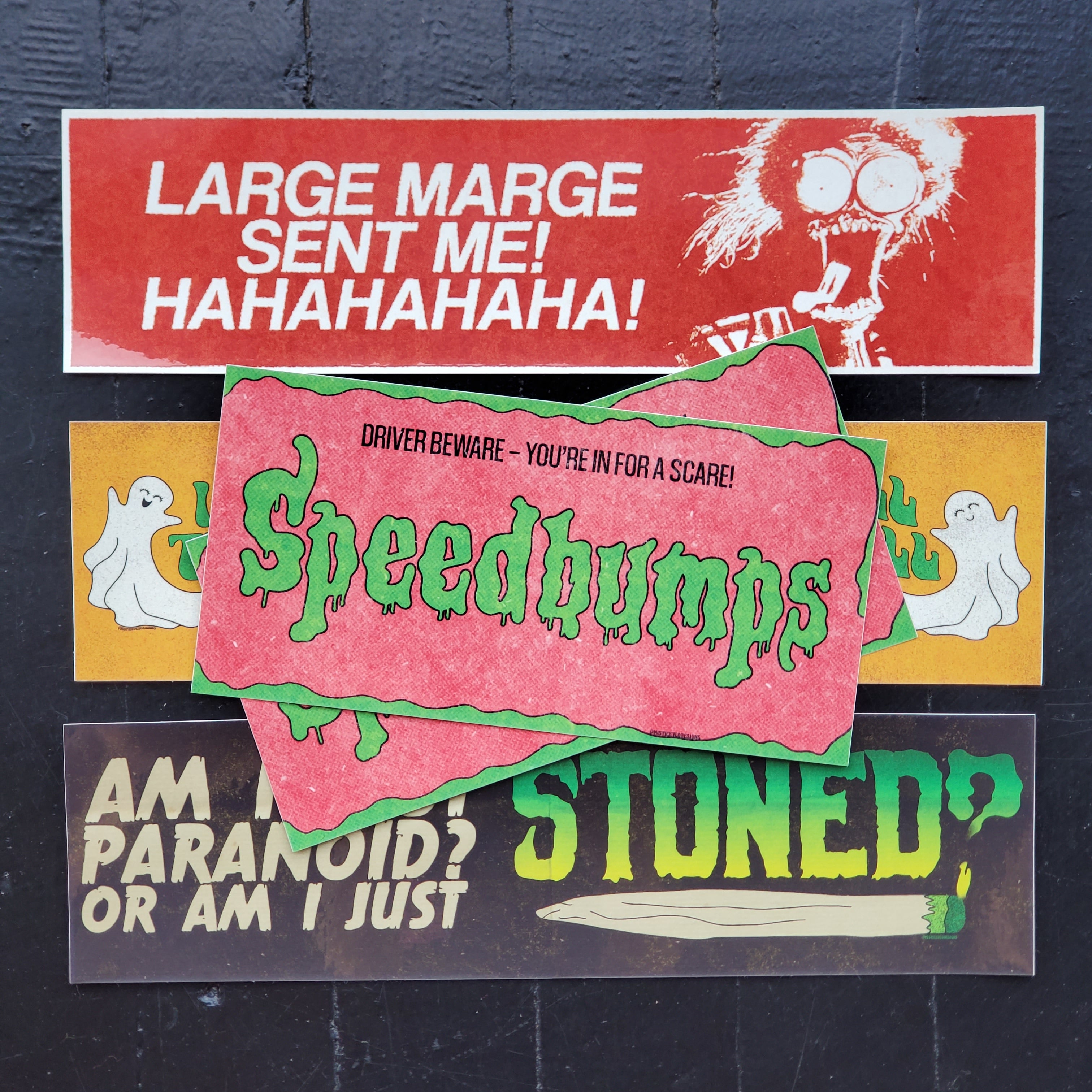 Speedbumps Goosebumps Bumper Sticker