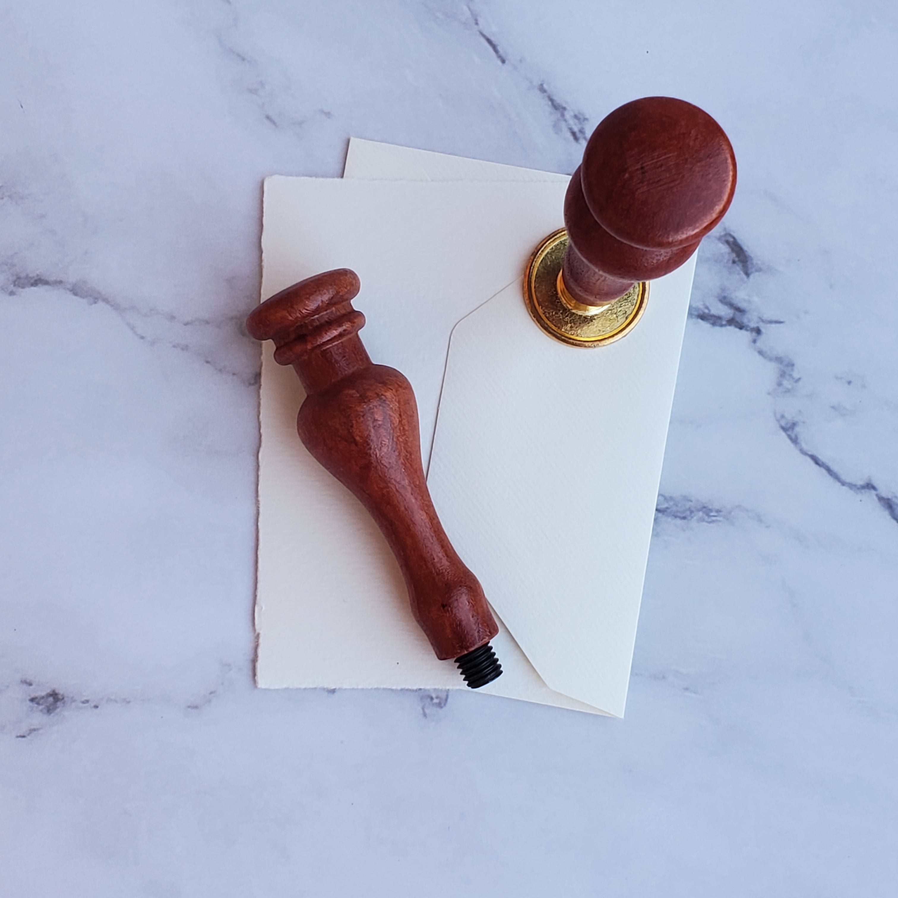 Red Wood Wax Seal Handles