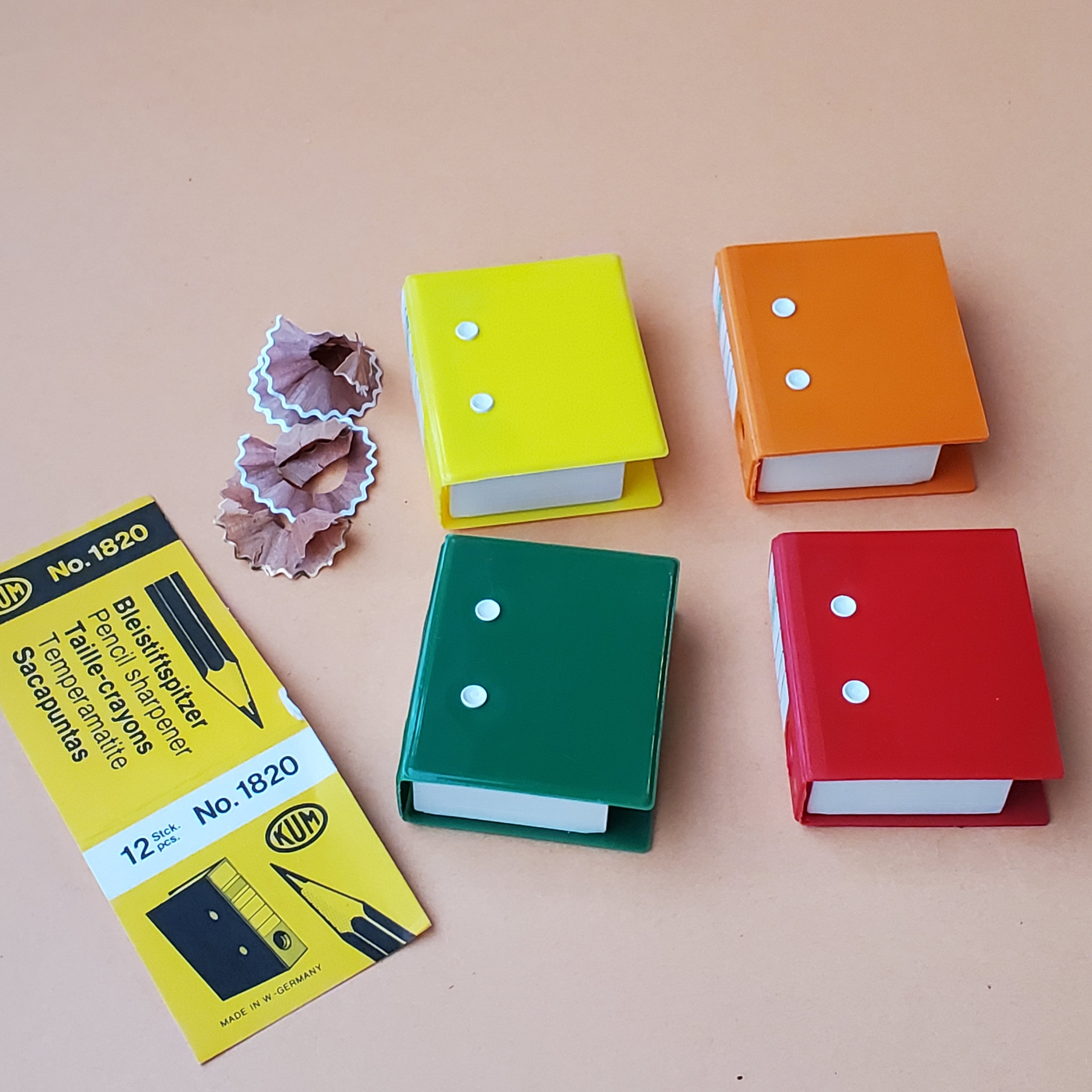 Vintage Book-Shaped Pencil Sharpener