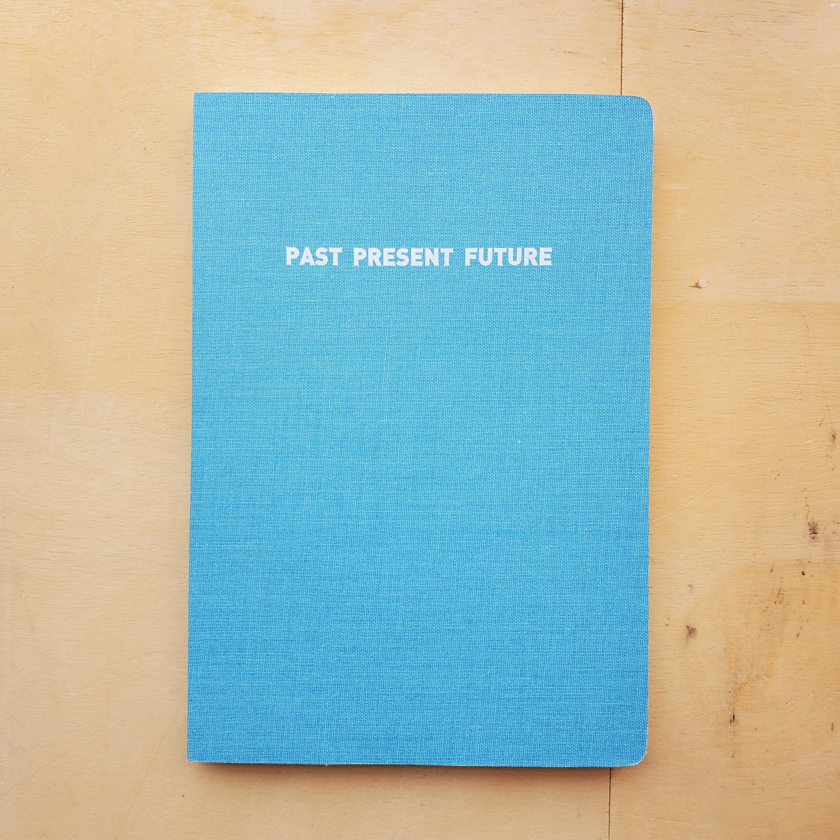 Large Past Present Future Notebook / Light Blue