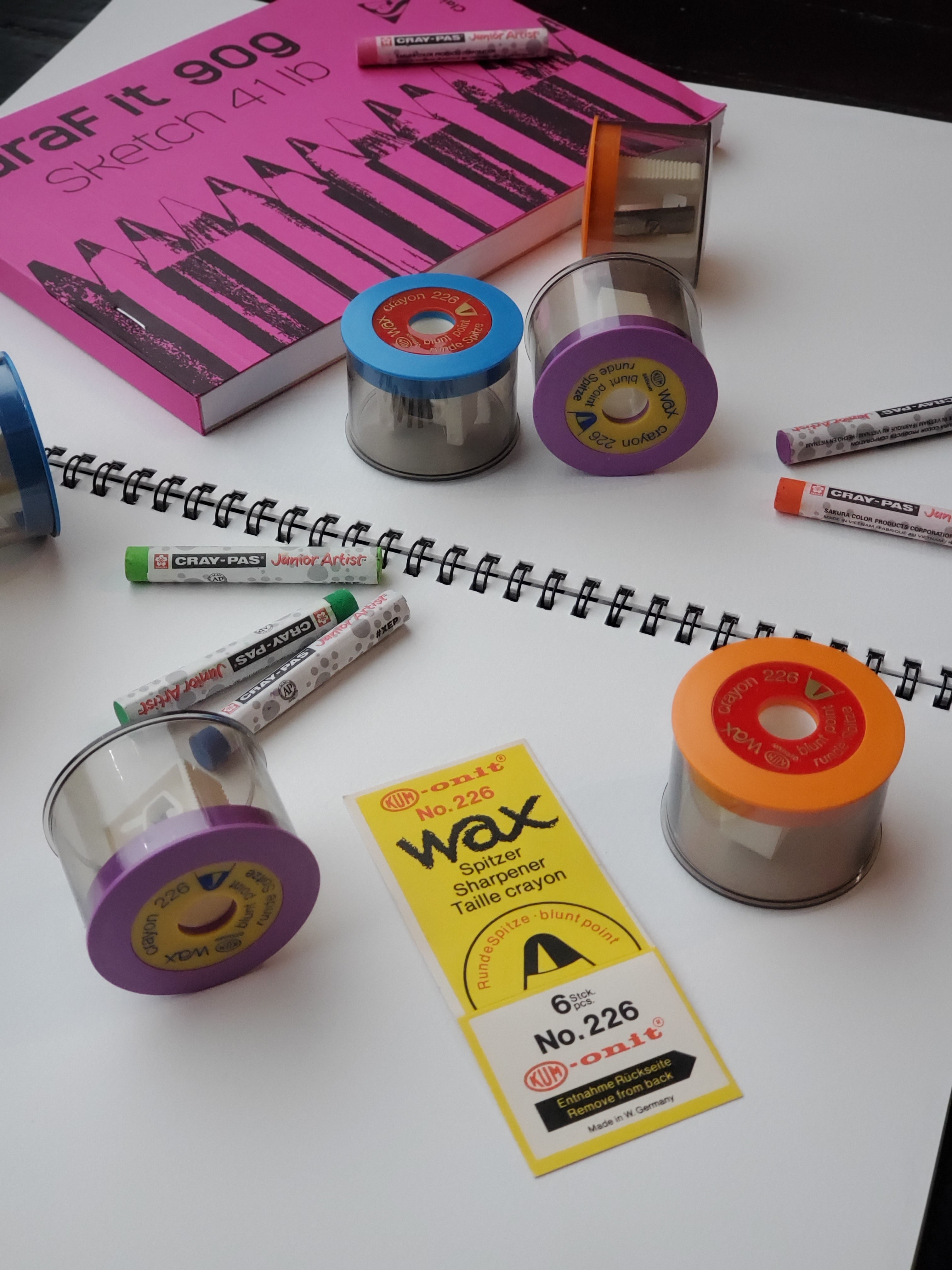 Vintage Kum Wax Crayon Sharpener