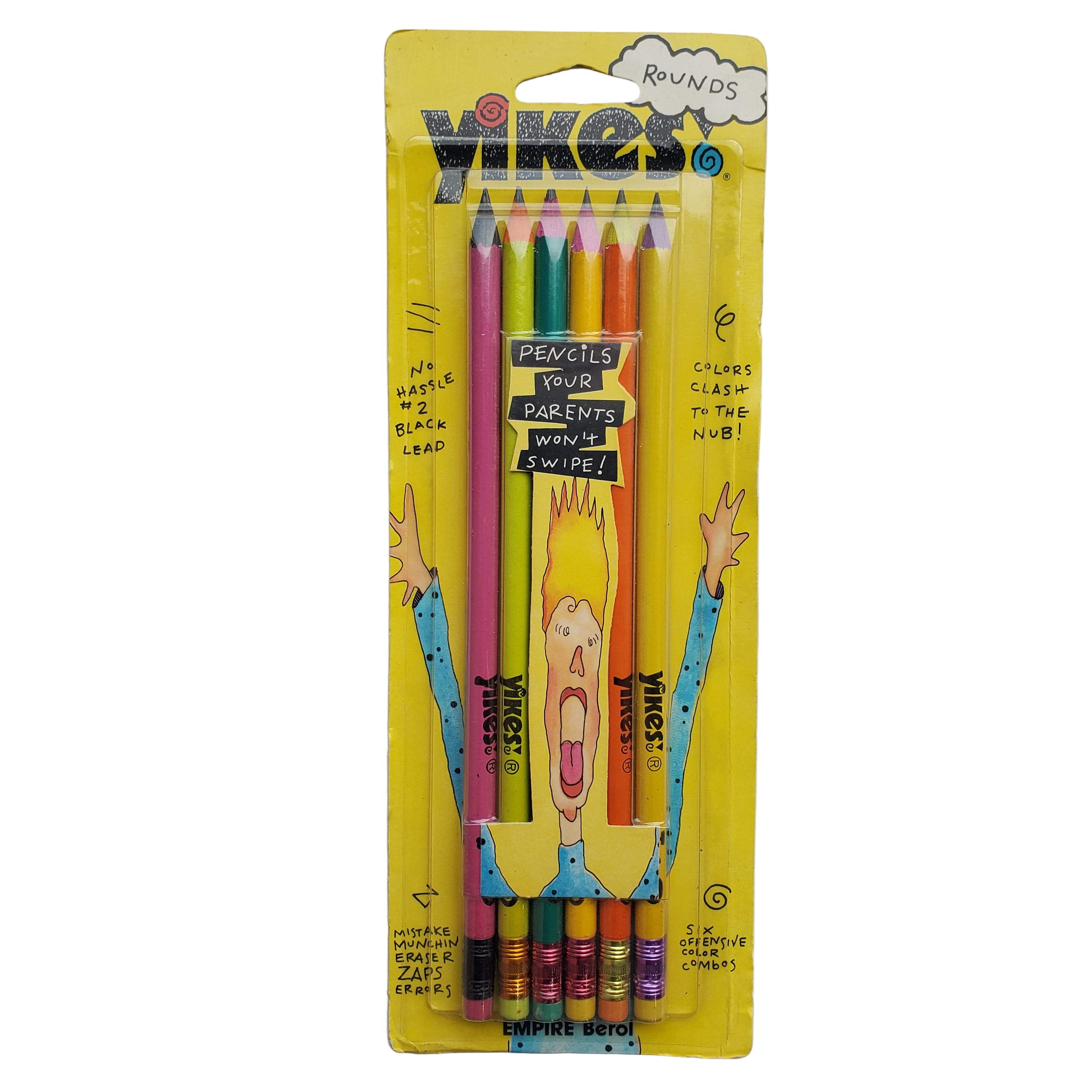 Vintage Yikes Pencil Set / Rounds