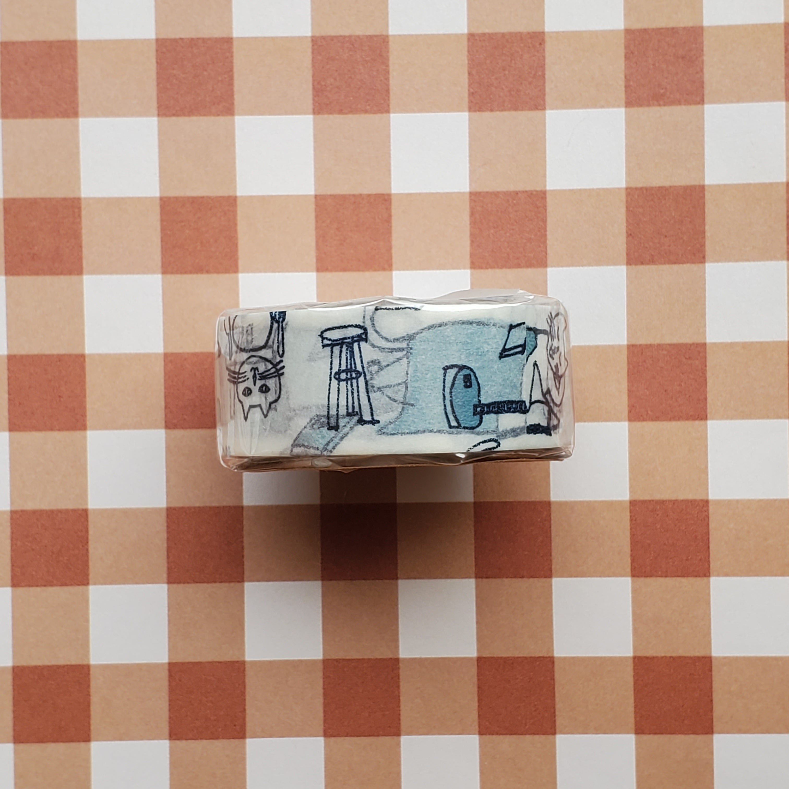 Classiky Masking Tape x Toranekobonbon / Cats at the table
