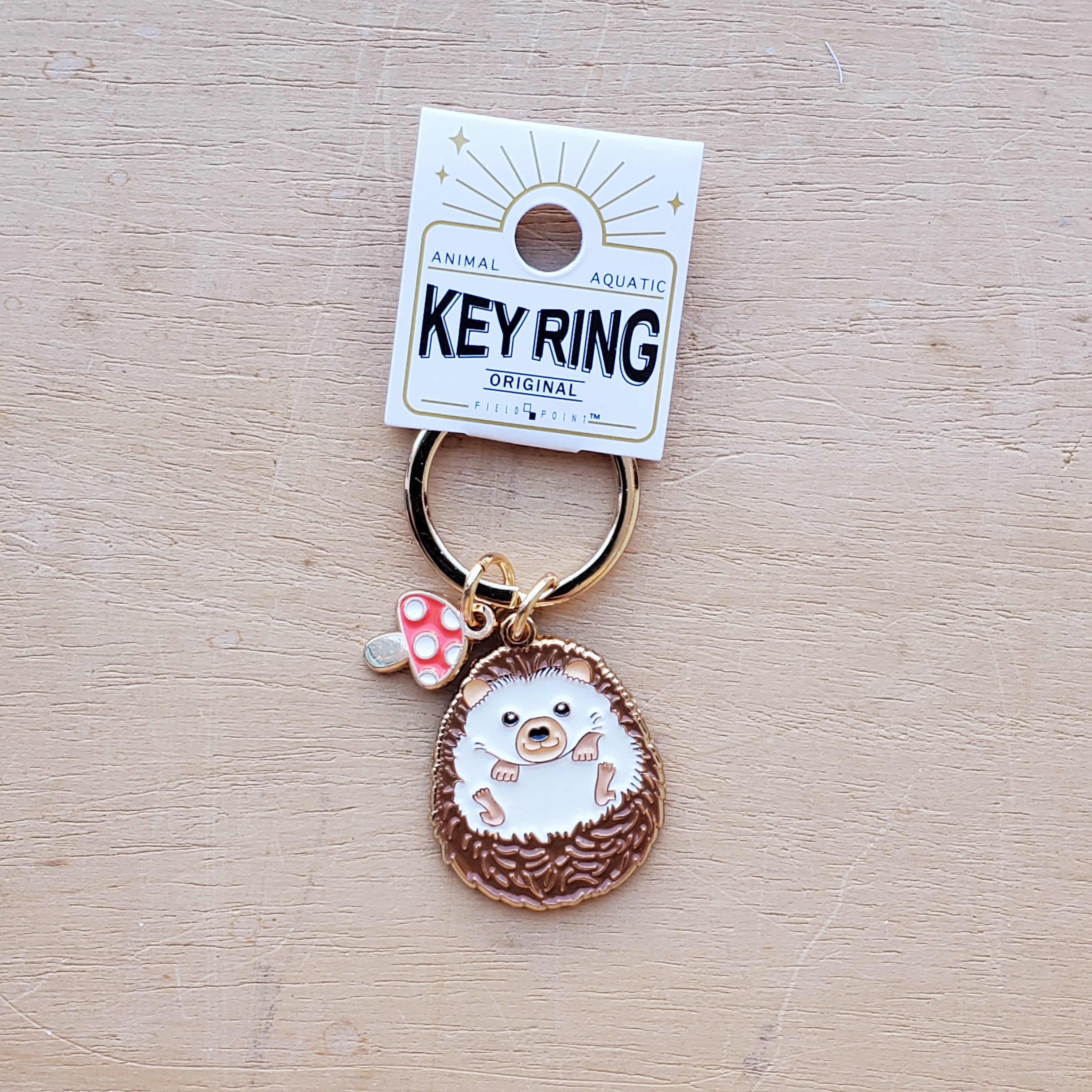 Hedgehog Keychain