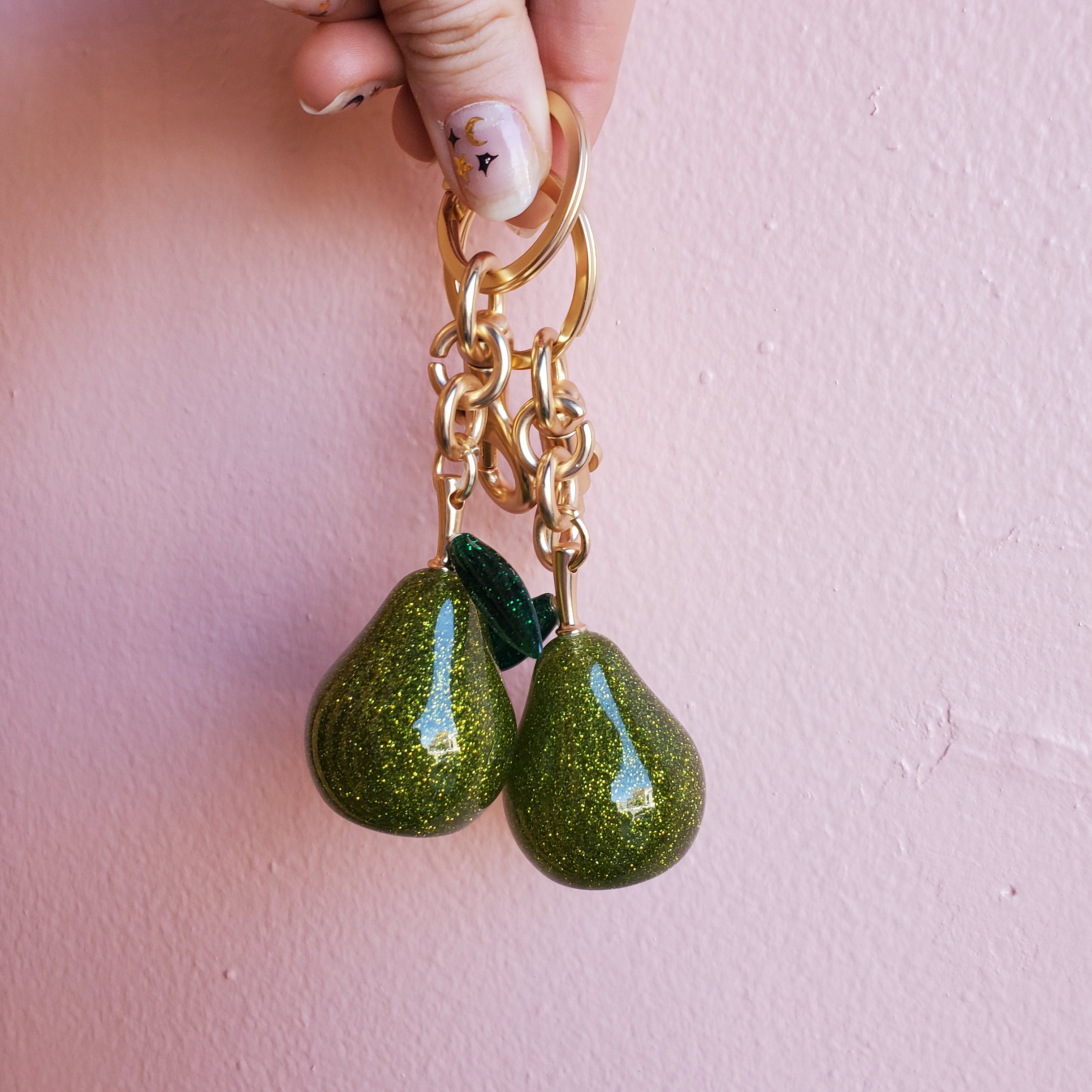 Pear Keychain