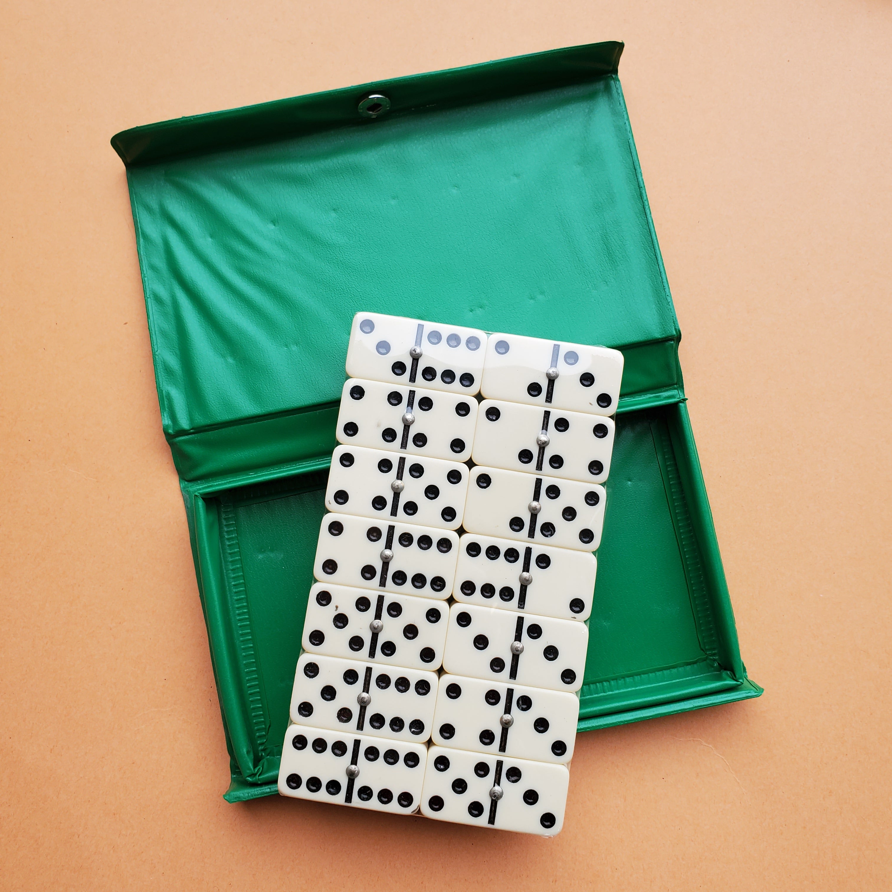 Vintage Domino Set with Case