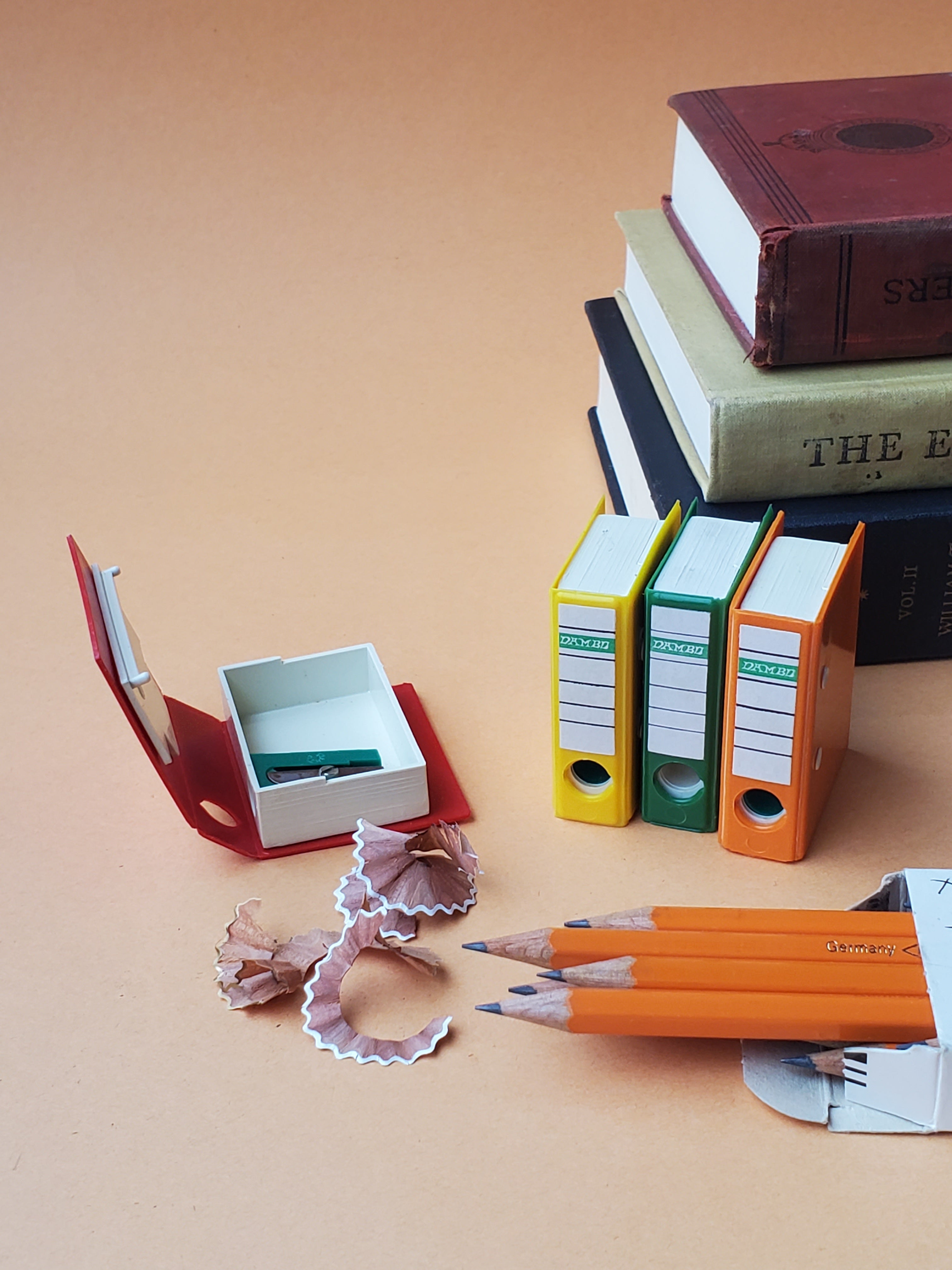 Vintage Book-Shaped Pencil Sharpener