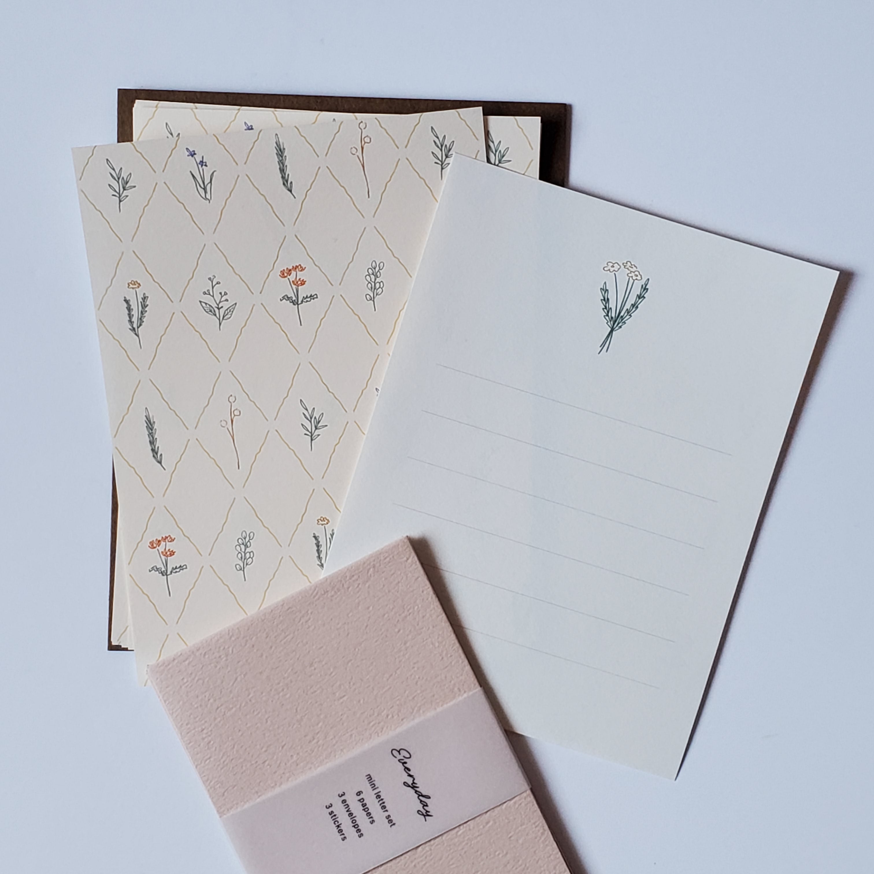 Everyday Mini Letter Set / Plant Lattice
