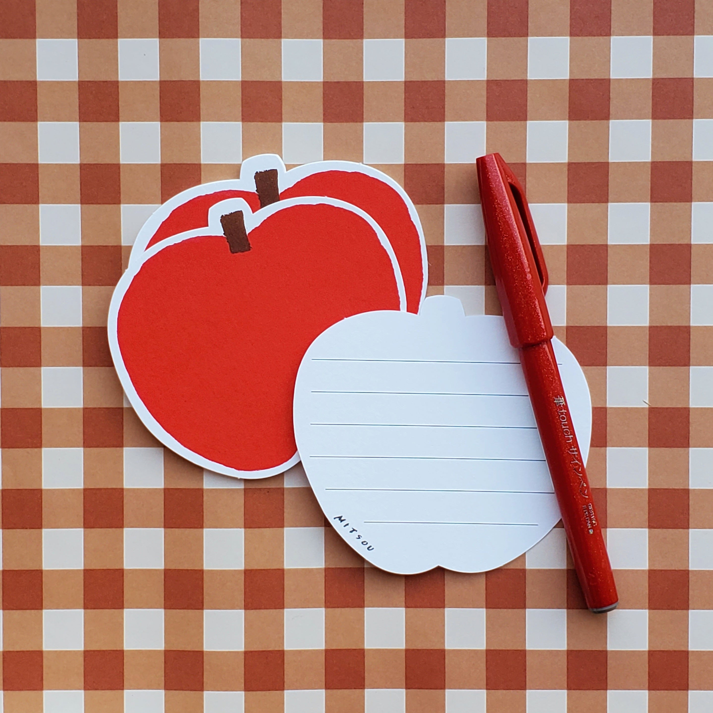 Cutout Cards / Red Apple