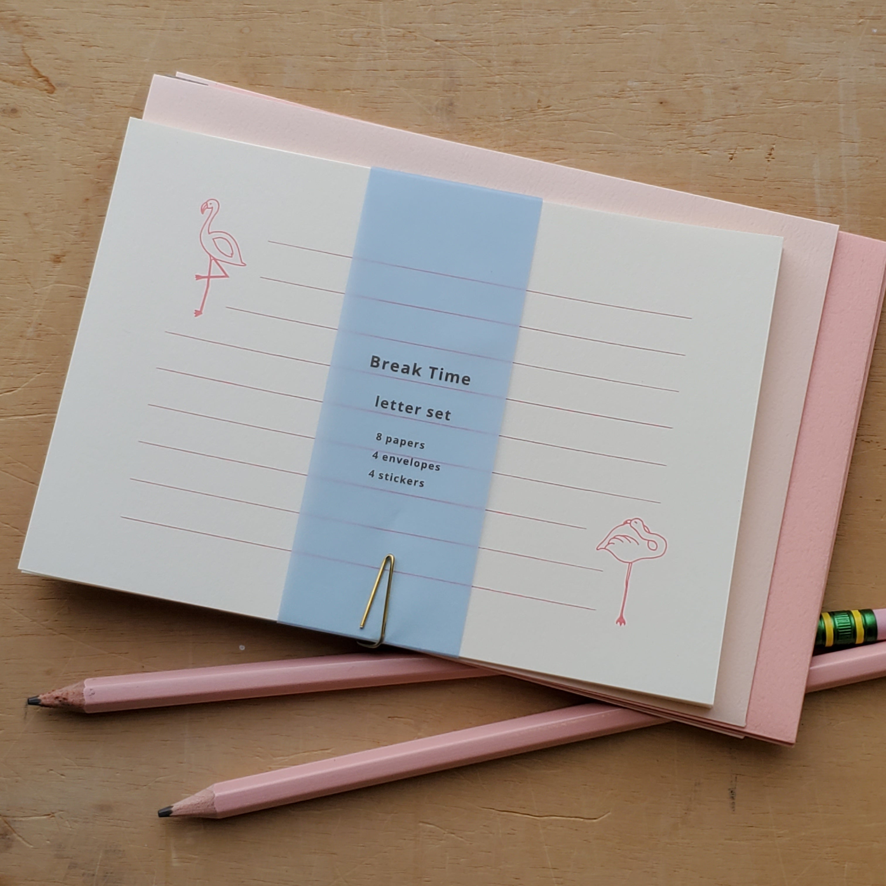 Flamingo Letter Set