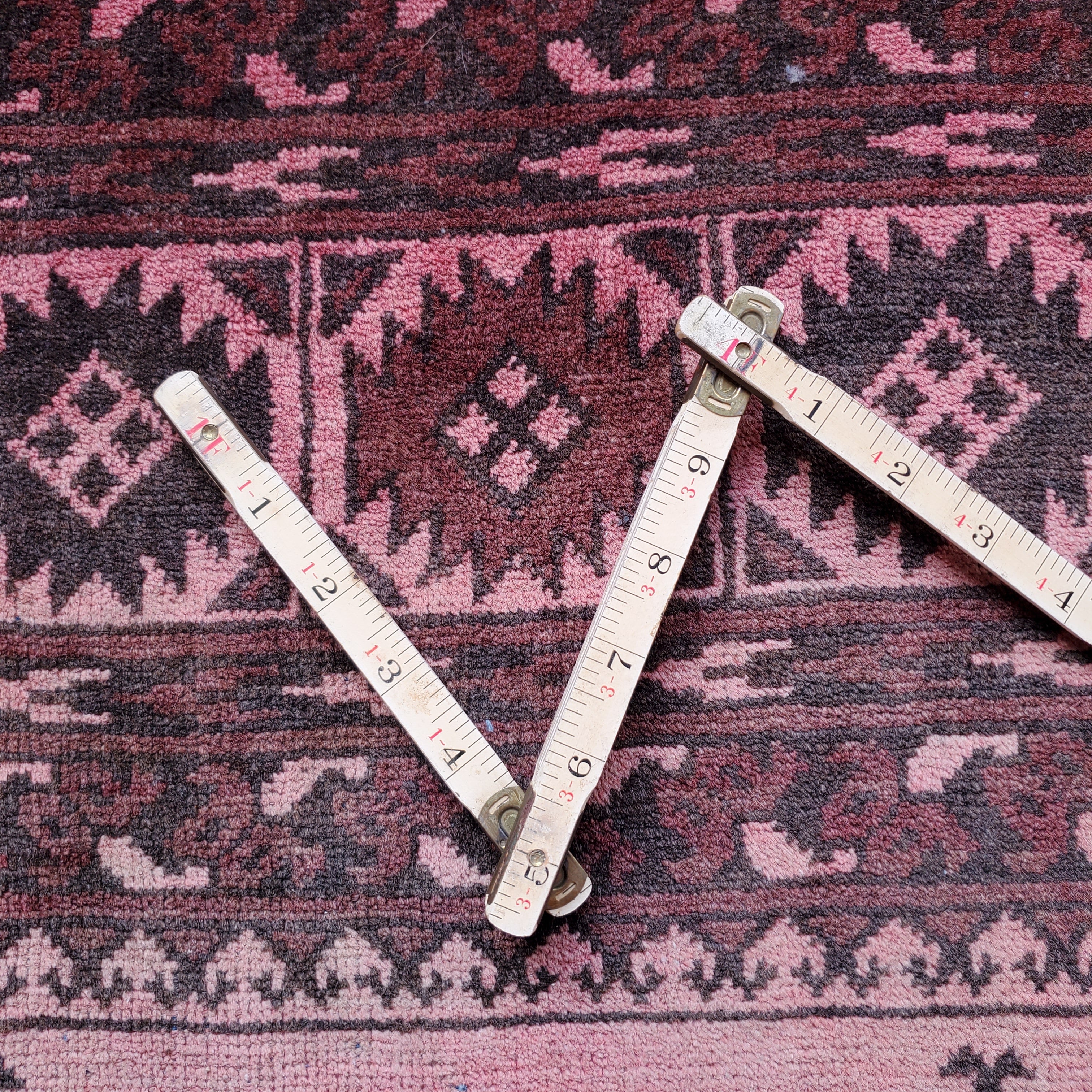 Vintage Lufkin Folding Wooden Ruler