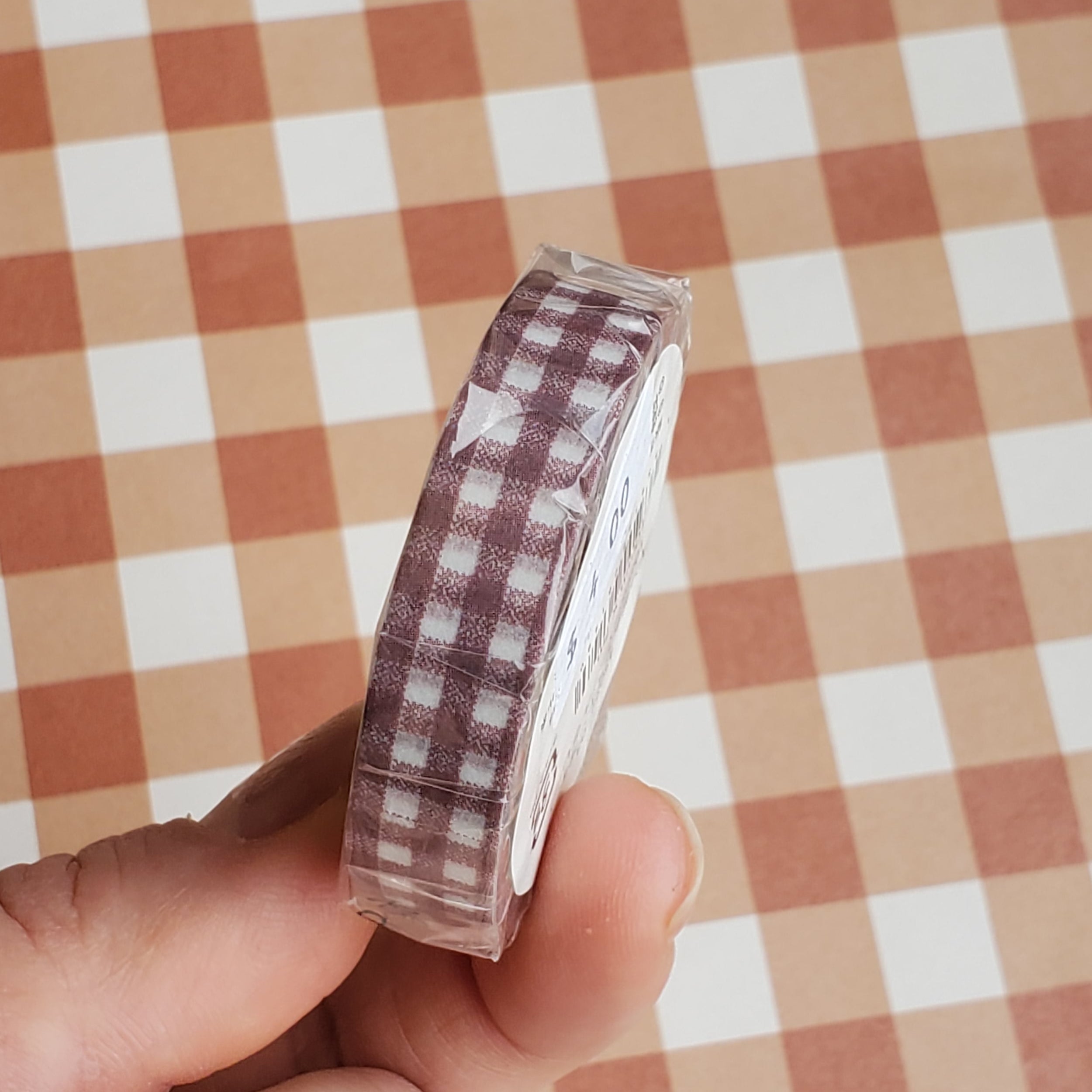 Classiky Masking Tape / Purple-Gray Gingham