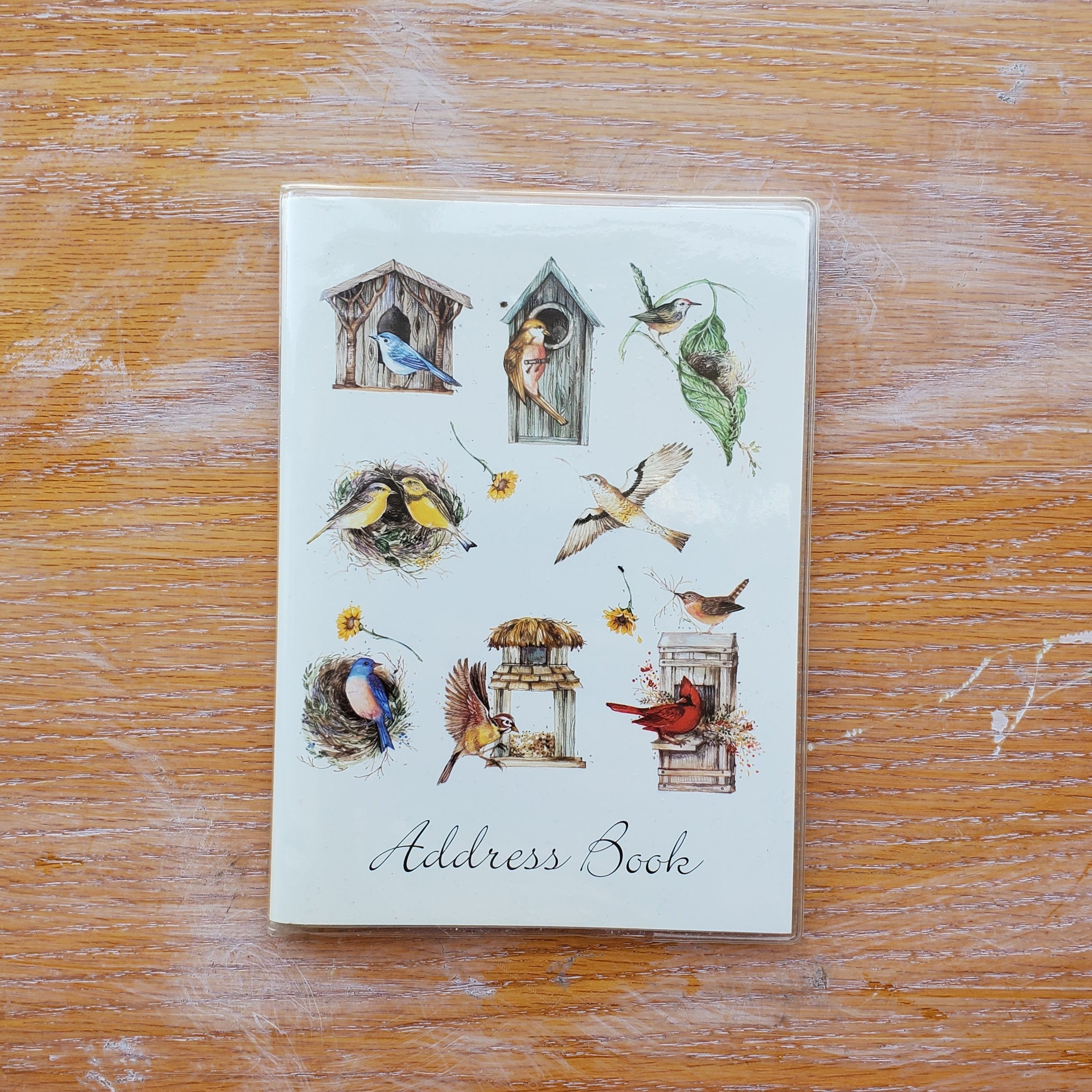 Vintage Birds Address Book