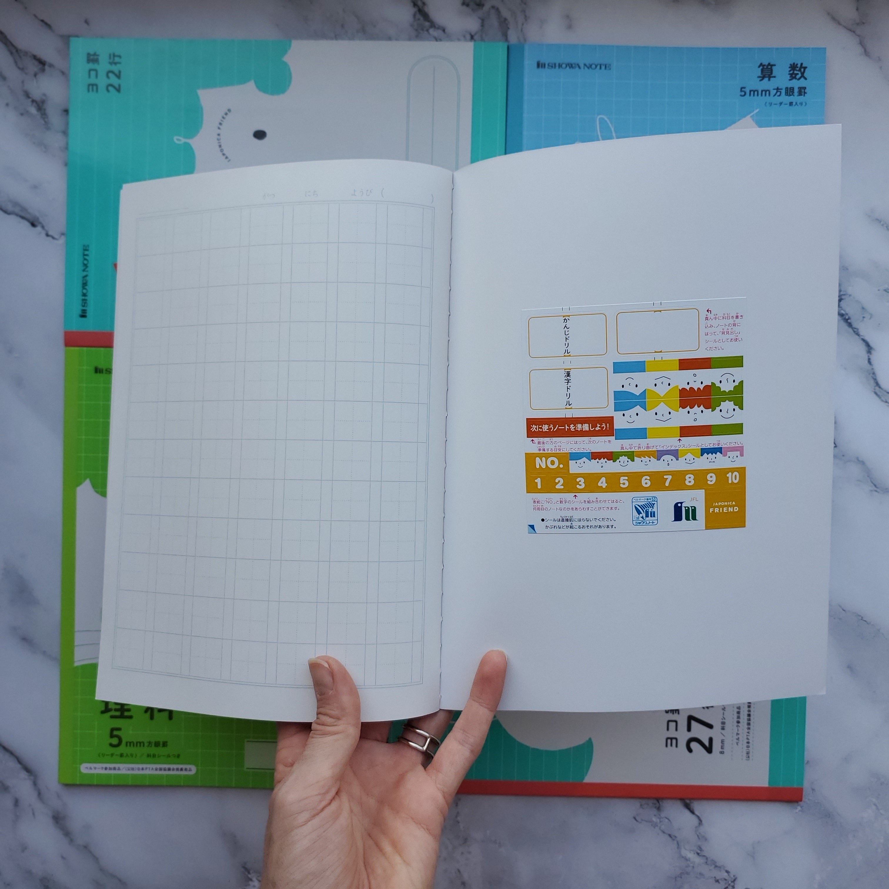 Showa Notebook Japonica Friend / B5 Lined / Teal Surprise