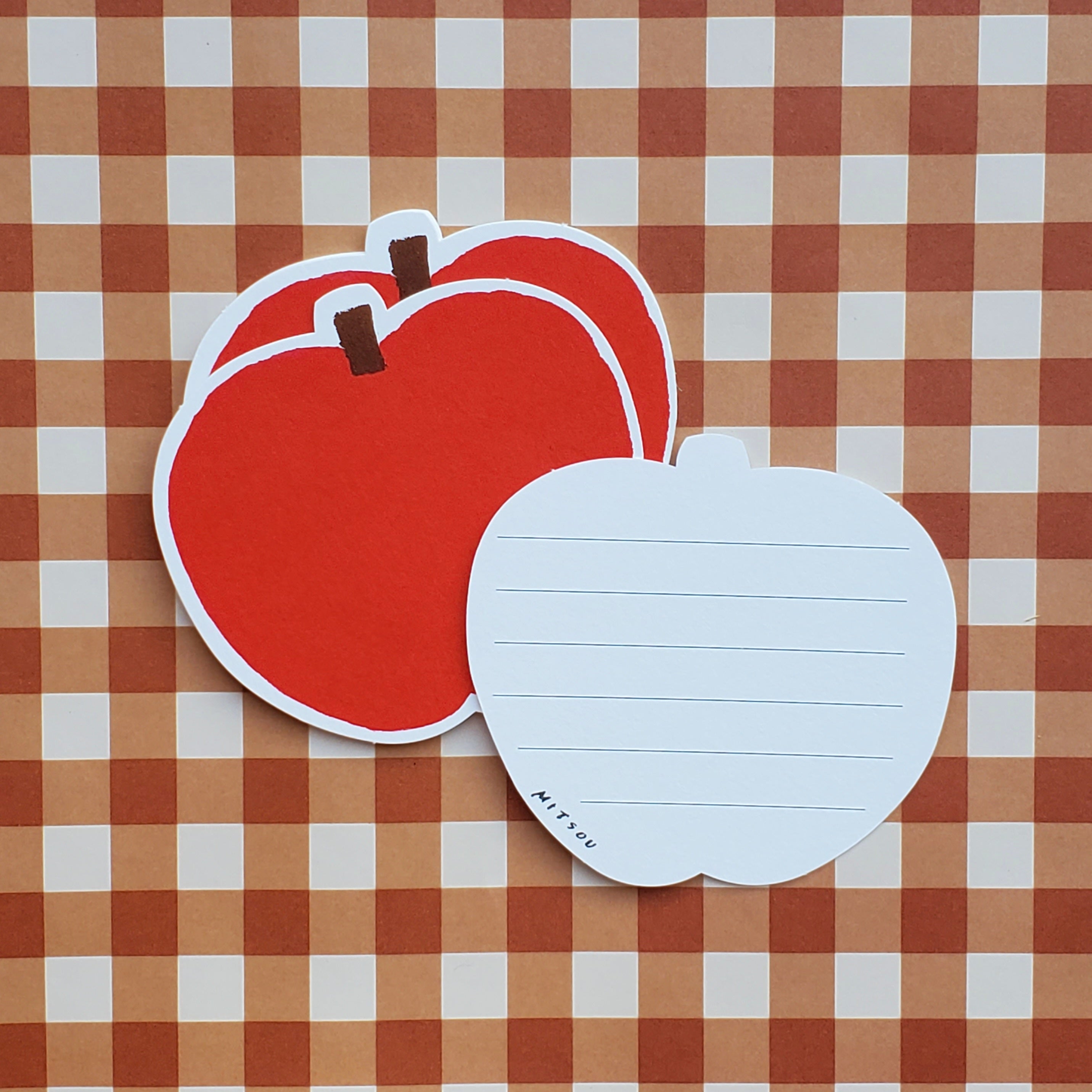 Cutout Cards / Red Apple