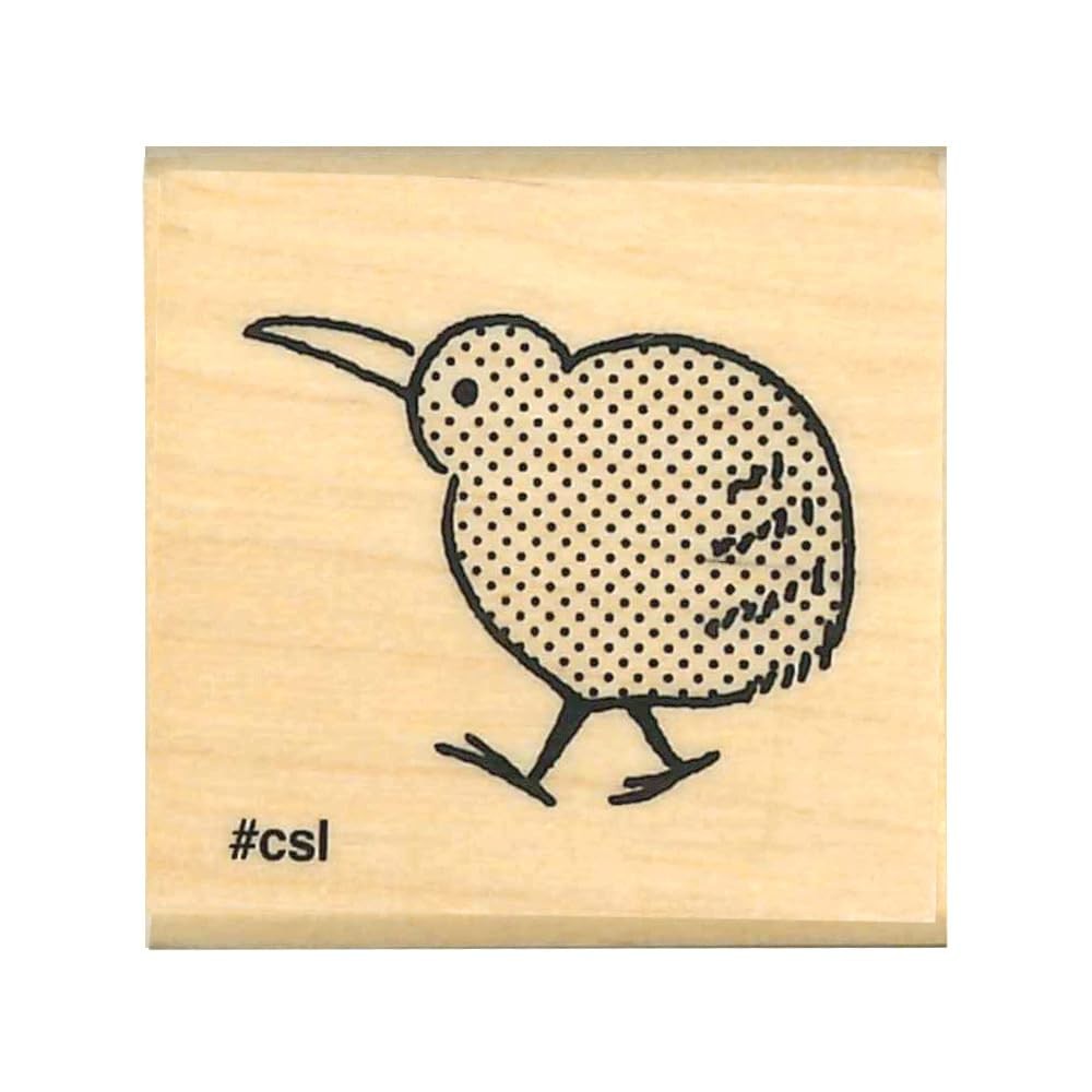 Kiwi Bird Mini Rubber Stamp