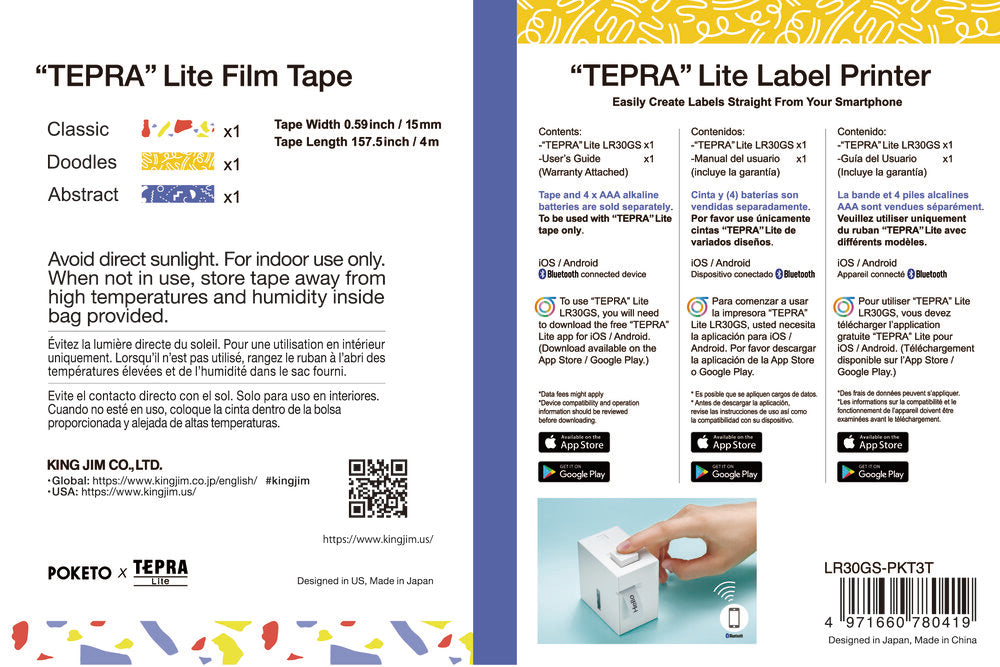 Label Printer / TEPRA x POKETO Special Collaboration Starter Pack