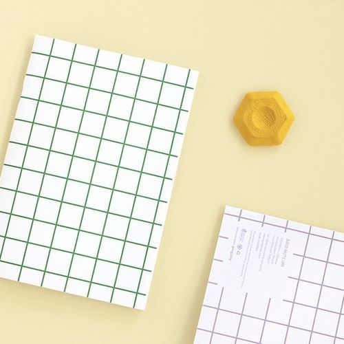 A5 Grid Notebook / Green