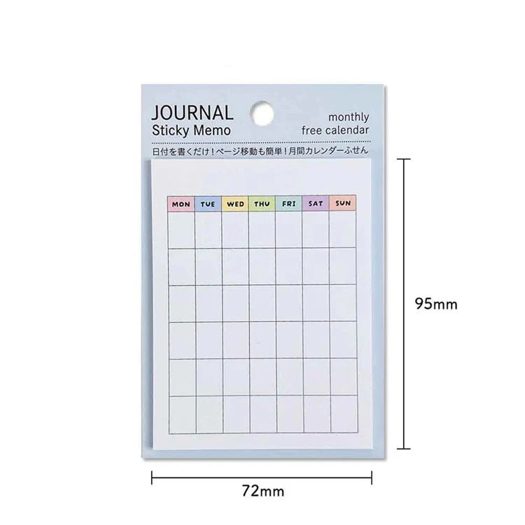 Pine Book Sticky Notes / Calendar