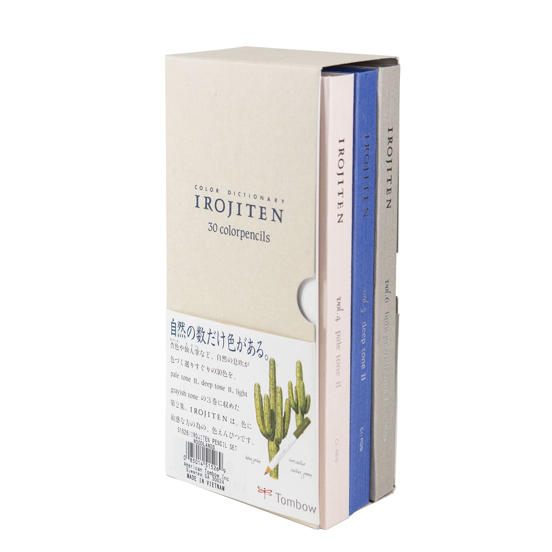 Tombow Irojiten Colored Pencil Dictionary Set / Woodlands