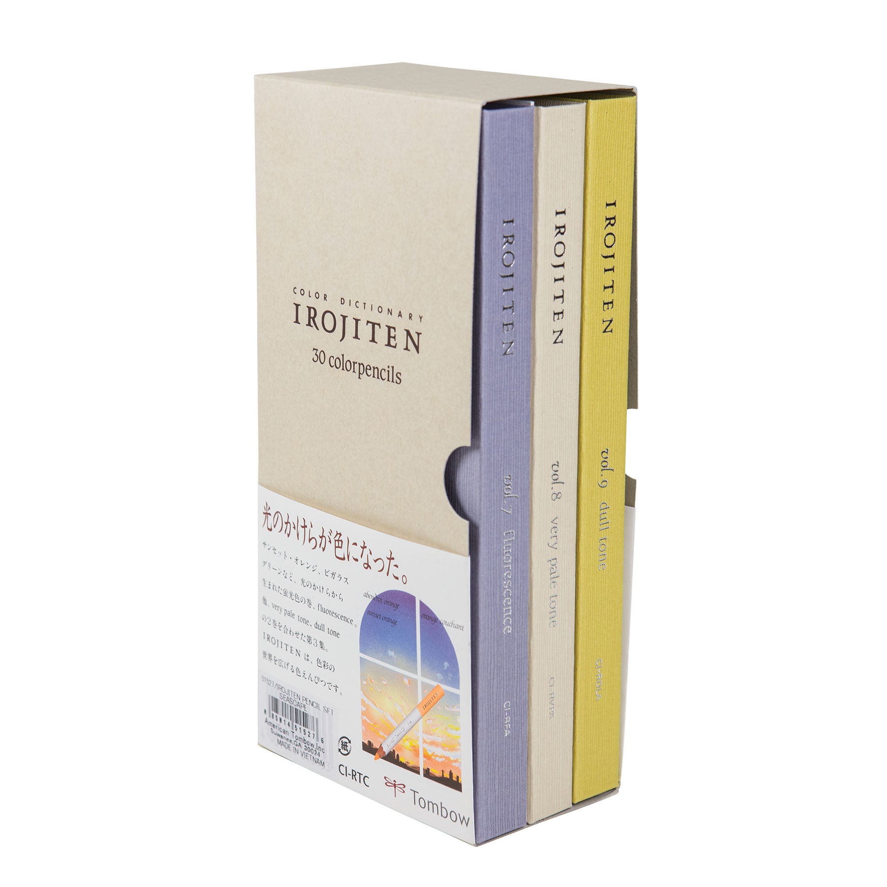 Tombow Irojiten Colored Pencil Dictionary Set / Seascape