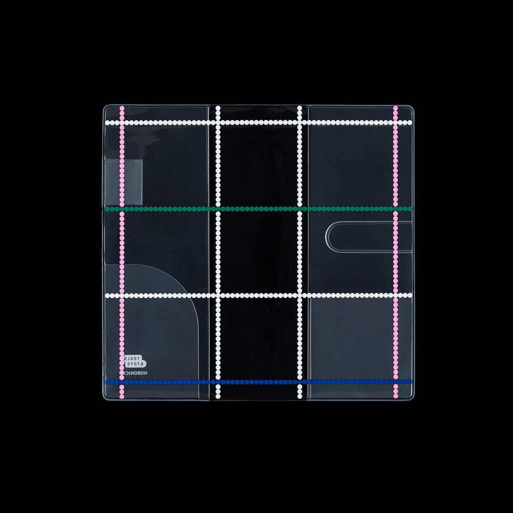 Hobonichi Techo / Yoshie Watanabe: Clear Cover for Weeks / Dotted Plaid