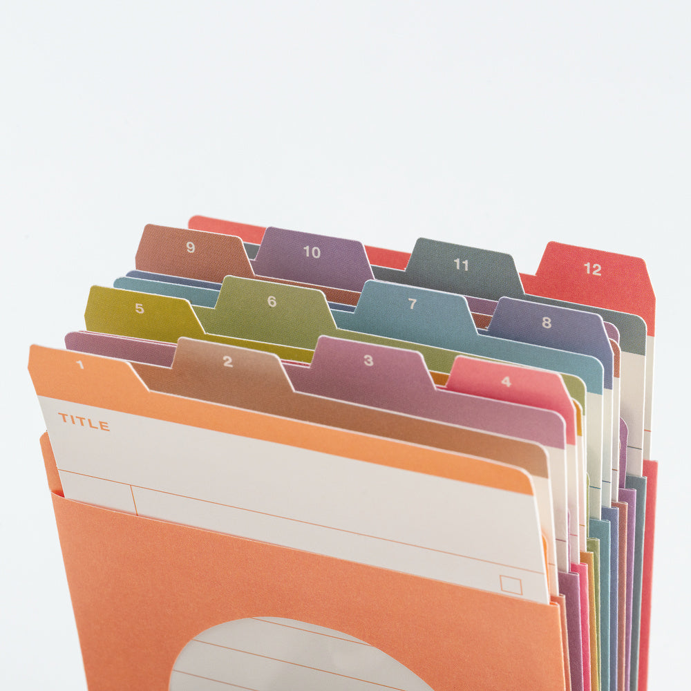 Hobonichi Techo / TSUKI no IRO: 12 Month Index Pockets