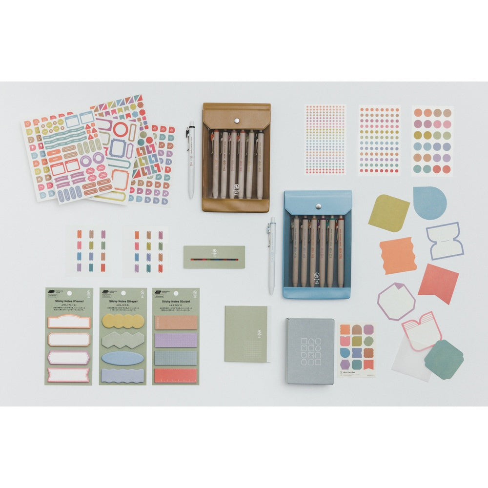 Hobonichi Techo / TSUKI no IRO: Uniball One - Jan-June Set with Case