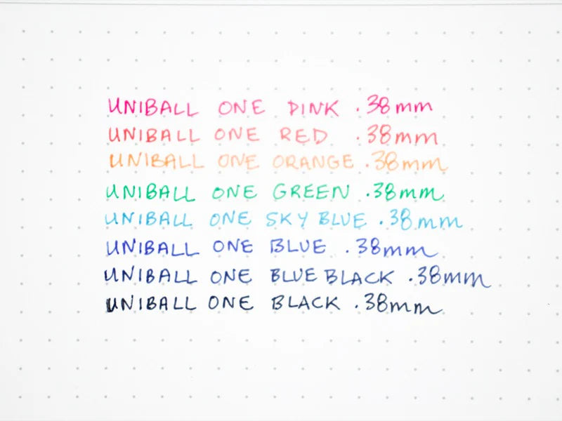 Uniball One Gel Pen / 0.38mm / 8 Pack