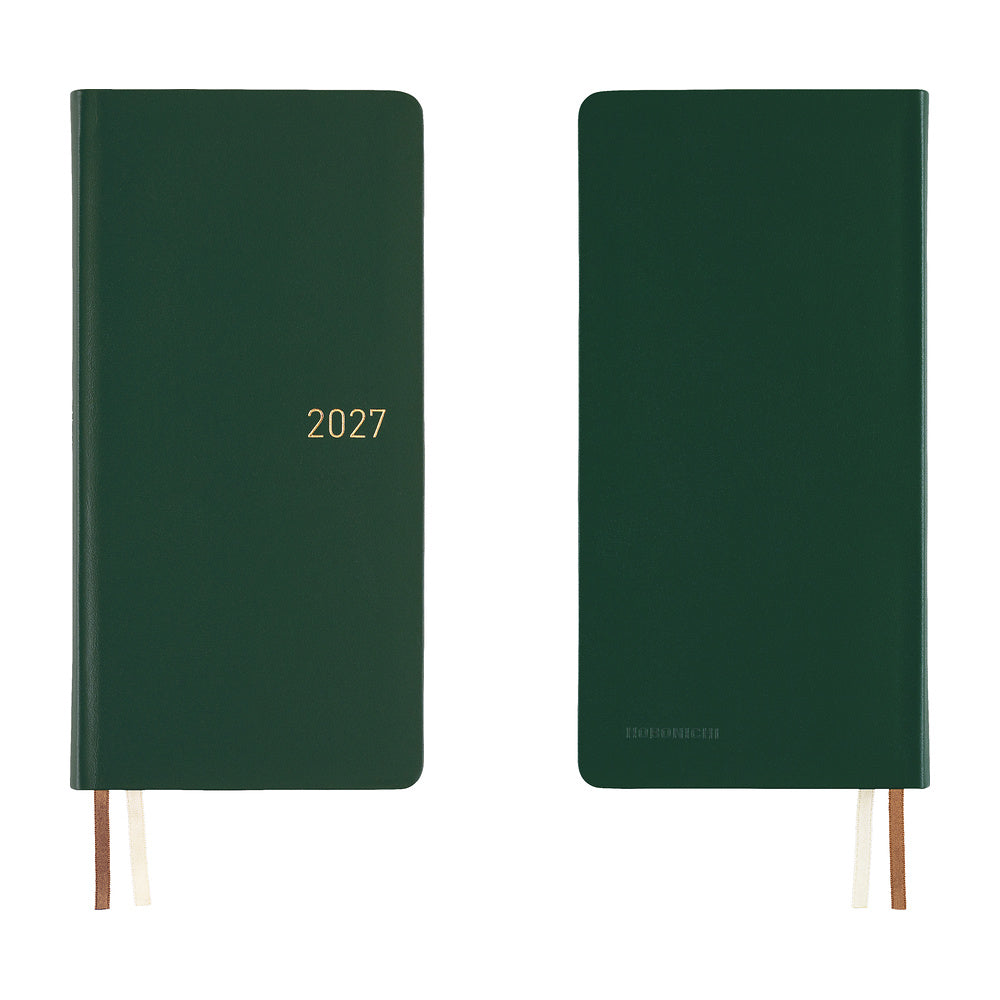 Hobonichi Techo Weeks / Leather: Forest Green