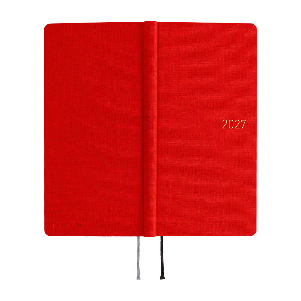 Hobonichi Techo Weeks / Poppy Red