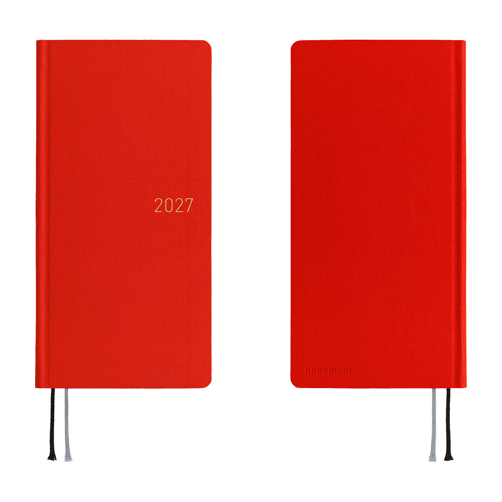 Hobonichi Techo Weeks / Poppy Red