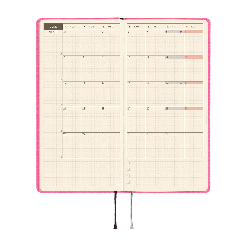 Hobonichi Techo Weeks / Pink Sapphire