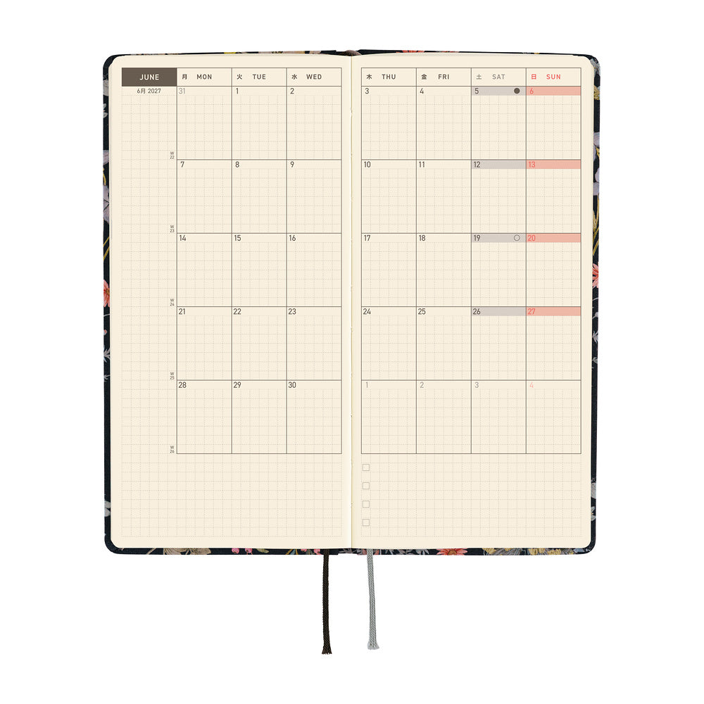 Hobonichi Techo Weeks / Liberty Fabrics: Floral Remedy