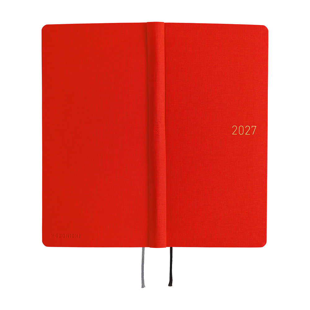 Hobonichi Techo Weeks MEGA / Poppy Red