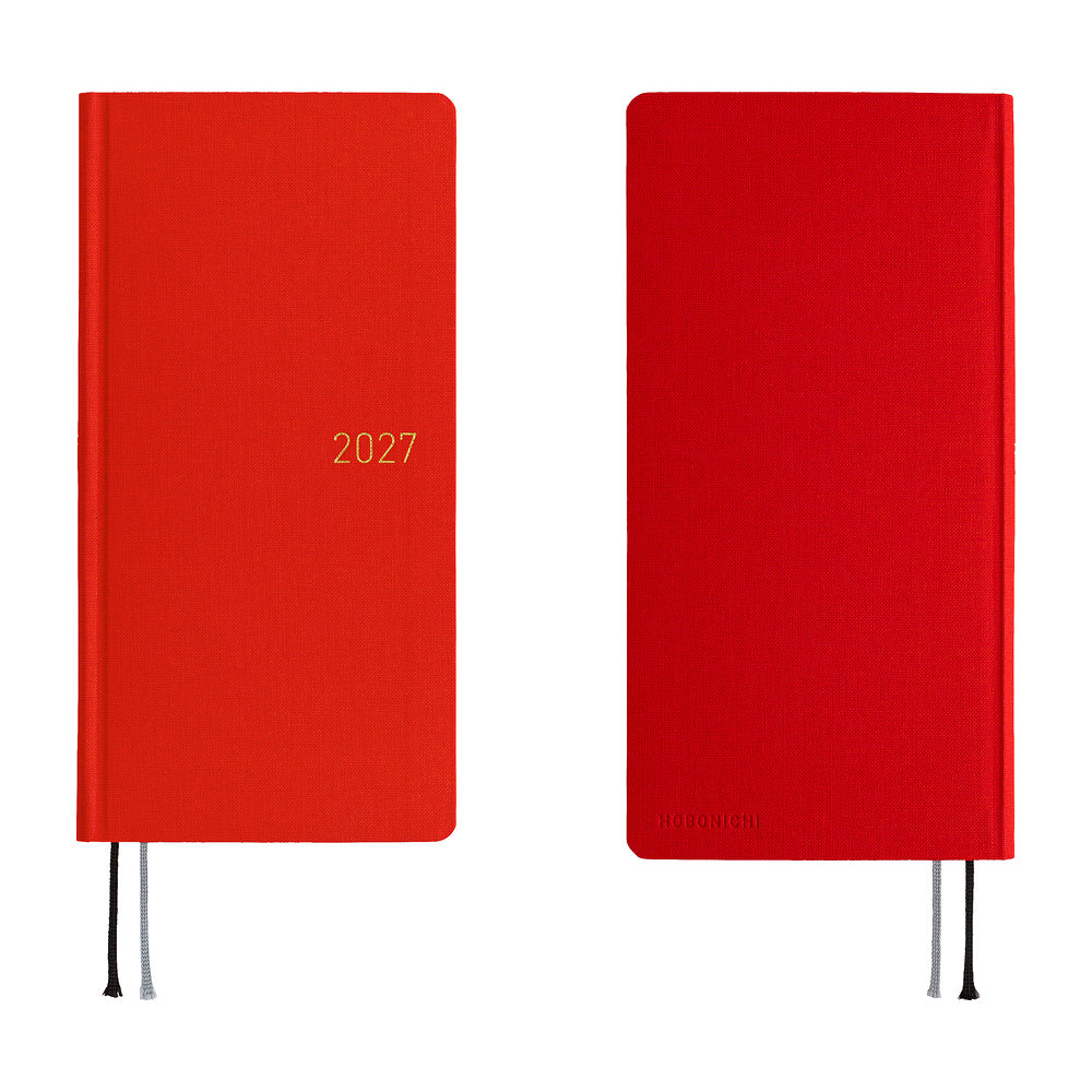 Hobonichi Techo Weeks MEGA / Poppy Red