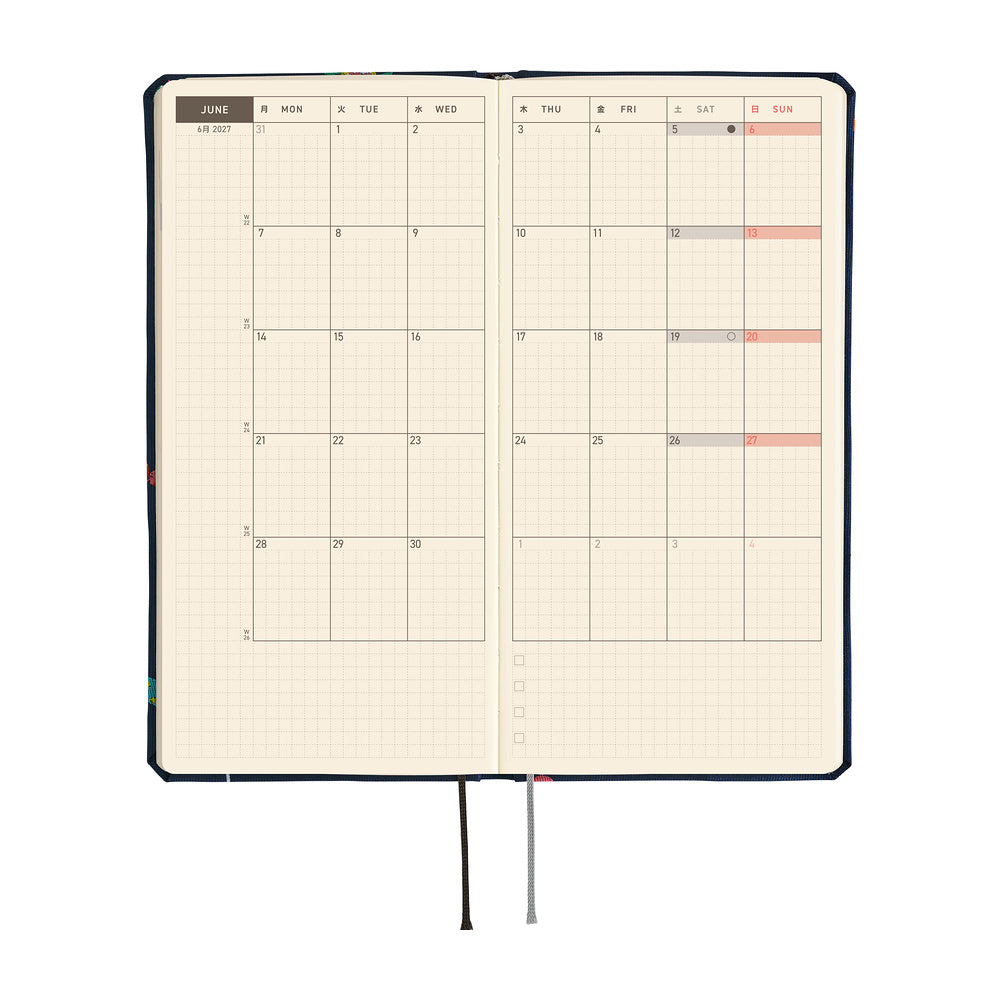 Hobonichi Techo Weeks / Bow & Tie: Candy Dream
