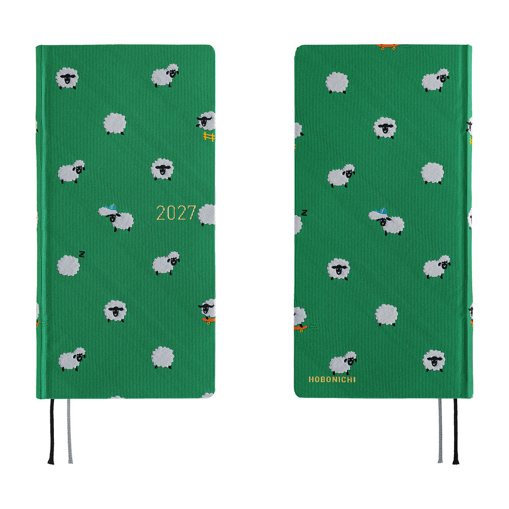 Hobonichi Techo Weeks / Bow & Tie: Sheep Sheep Sheep