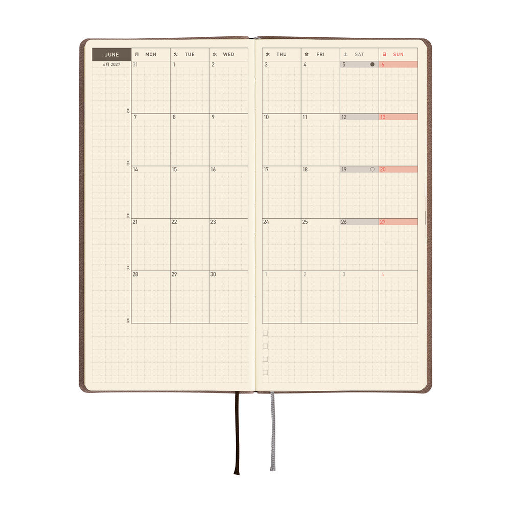 Hobonichi Techo Weeks / Smooth: Café au Lait
