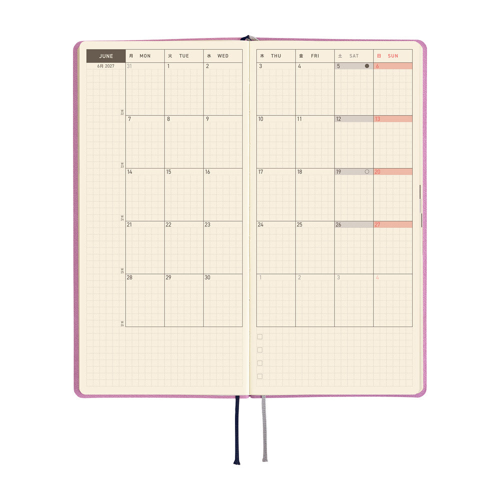 Hobonichi Techo Weeks / Smooth: Lavender Milk