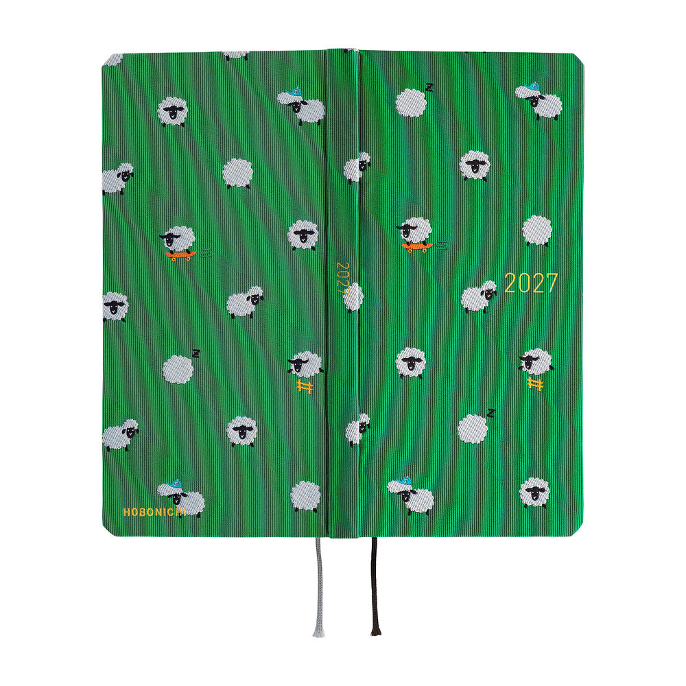 Hobonichi Techo Weeks MEGA / Bow & Tie: Sheep Sheep Sheep
