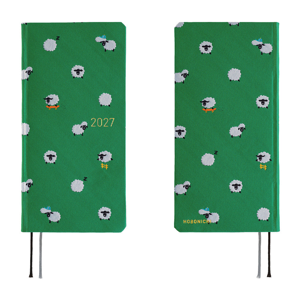 Hobonichi Techo Weeks MEGA / Bow & Tie: Sheep Sheep Sheep