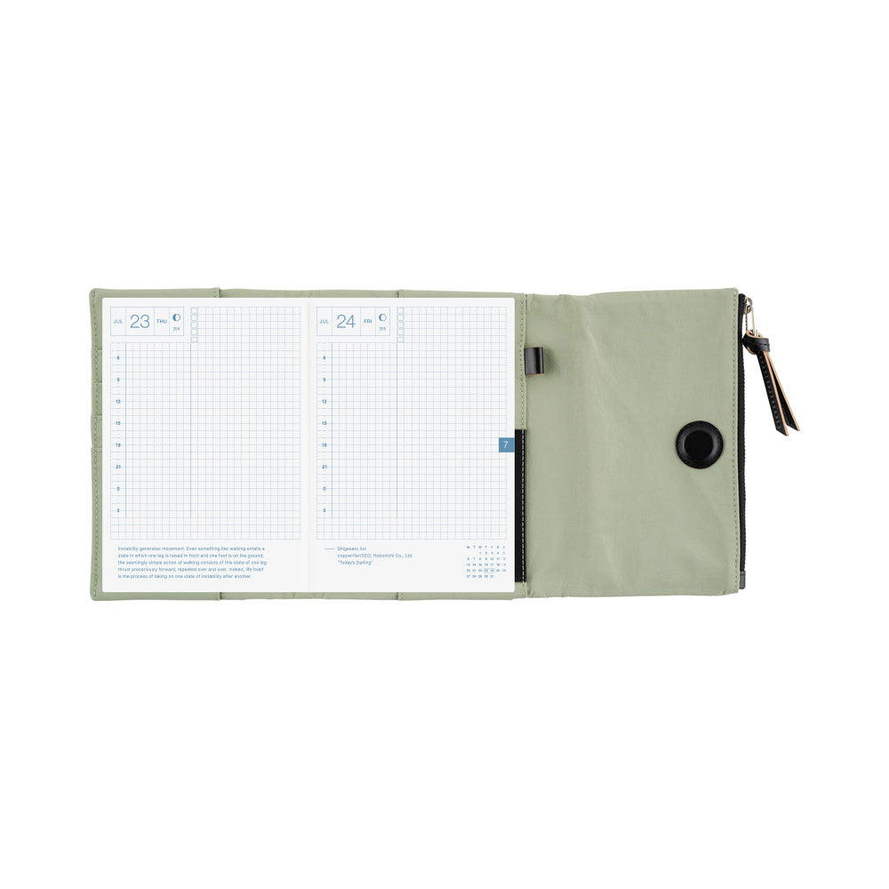 Hobonichi Techo Cover / A6 / Tragen: Oakmoss