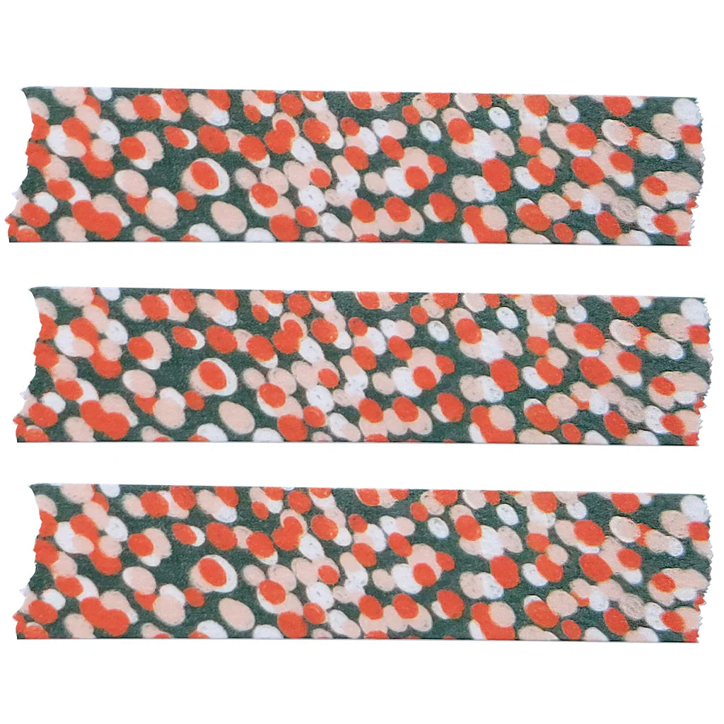 Red, Pink, Green Confetti Dot Washi Tape